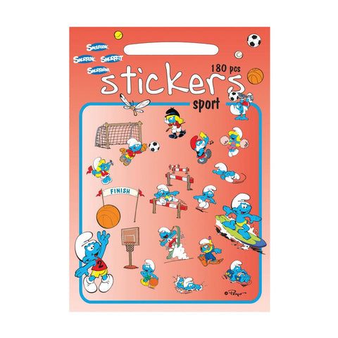 Barbo Toys Aufkleber - ©Smurf / Schlümpfe - Sport Sticker / Aufkleber BARBO TOYS 