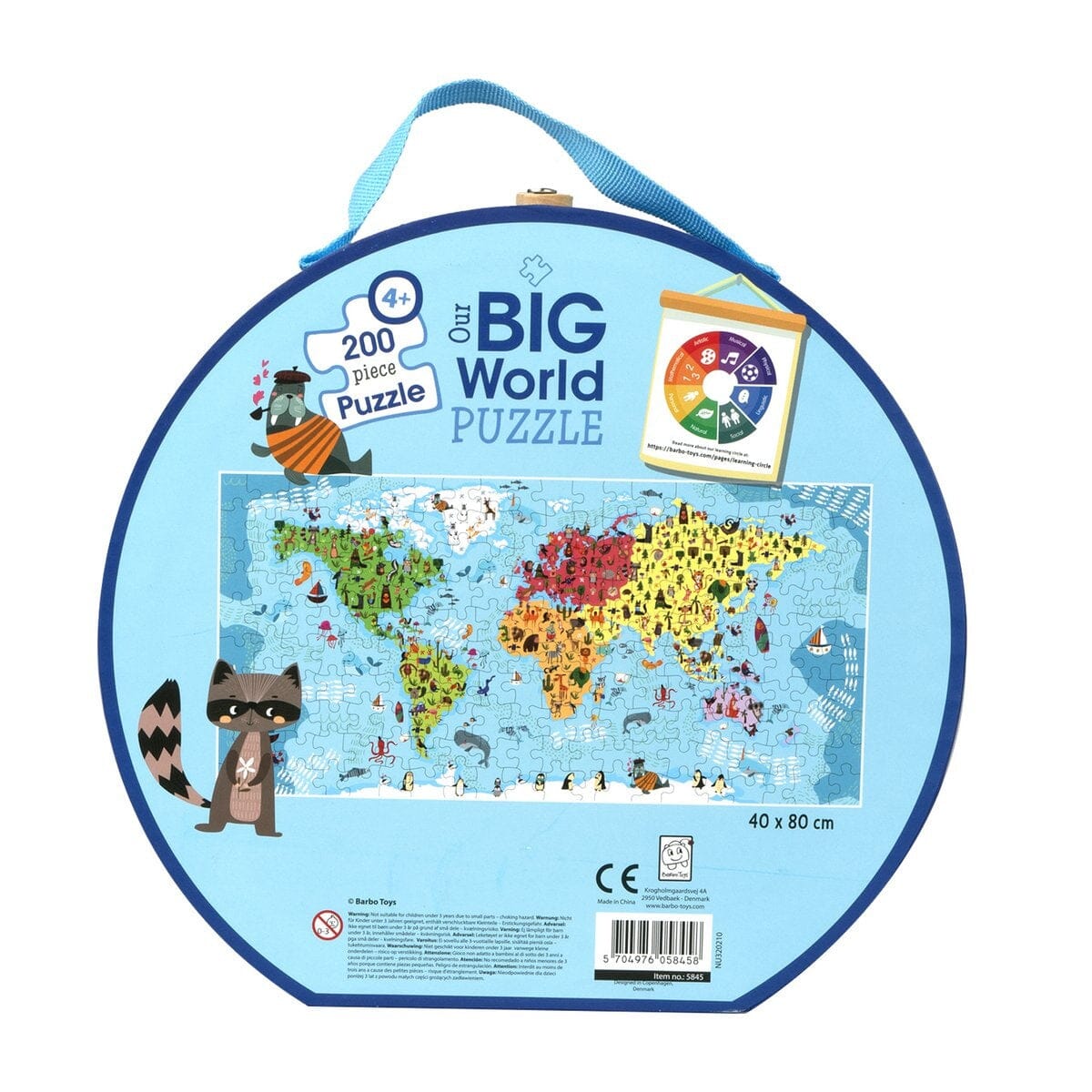 Barbo Toys Barbo Toys Big World Puzzle Koffer Entdeckungsspiel Spiele BARBO TOYS 
