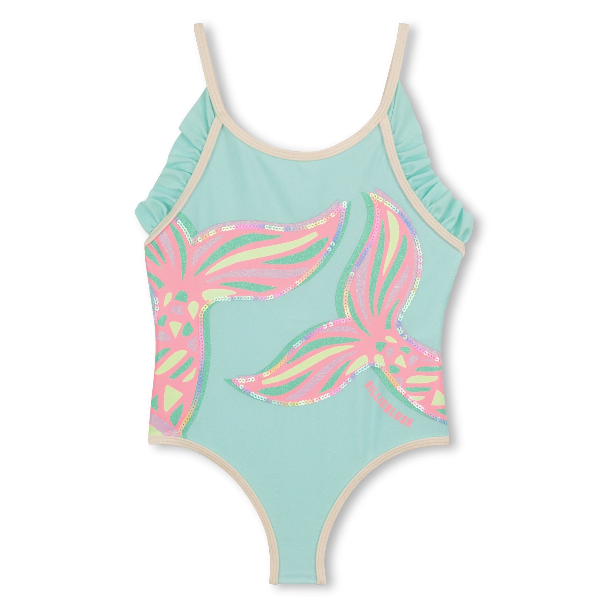 BILLIEBLUSH Badeanzug „Mermaid Tails“ – Türkis Badeanzüge Billieblush 4 Jahre ( 98-104 ) 