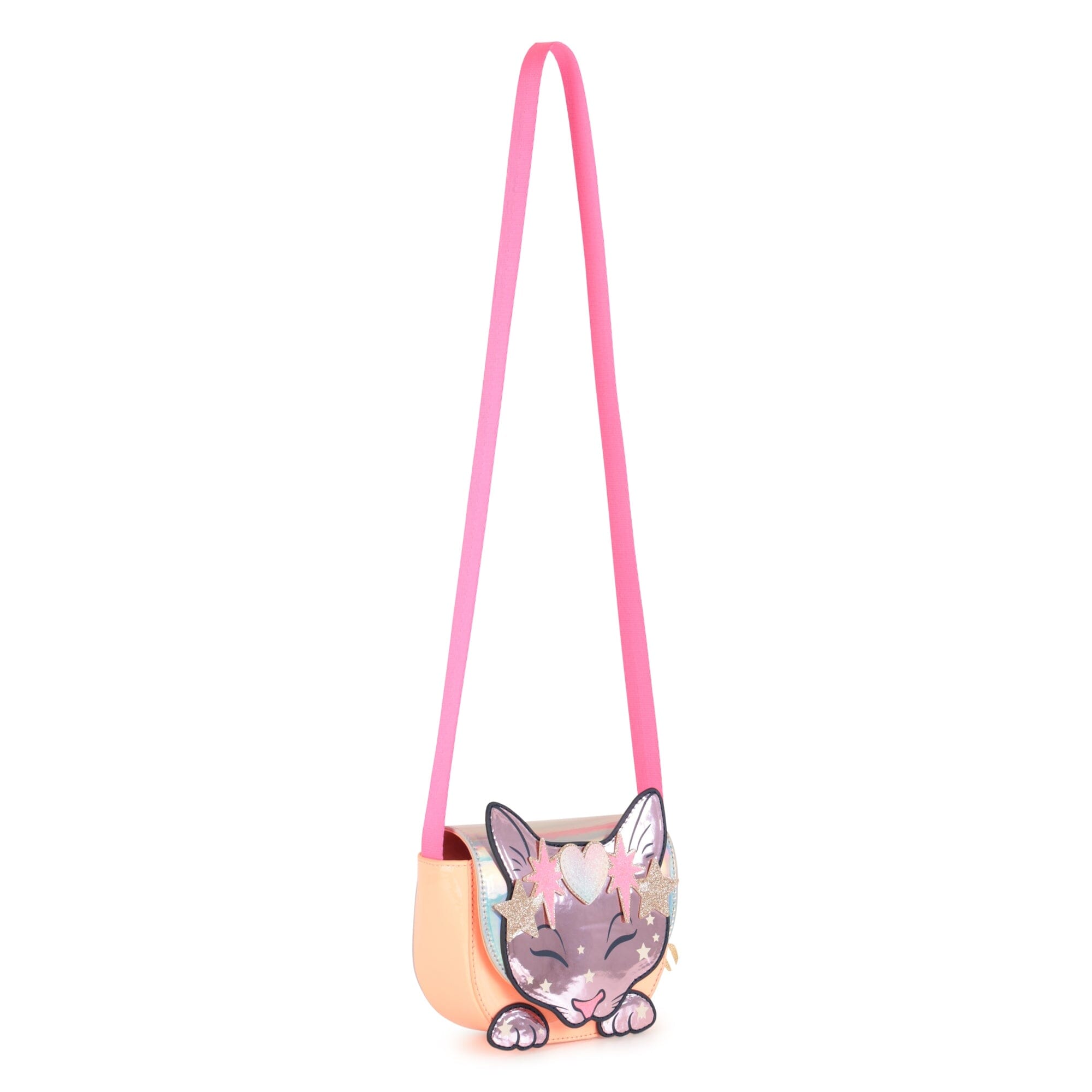 BILLIEBLUSH kleine Handtasche Katzen-Motiv mit Glitzer Handtasche Billieblush 