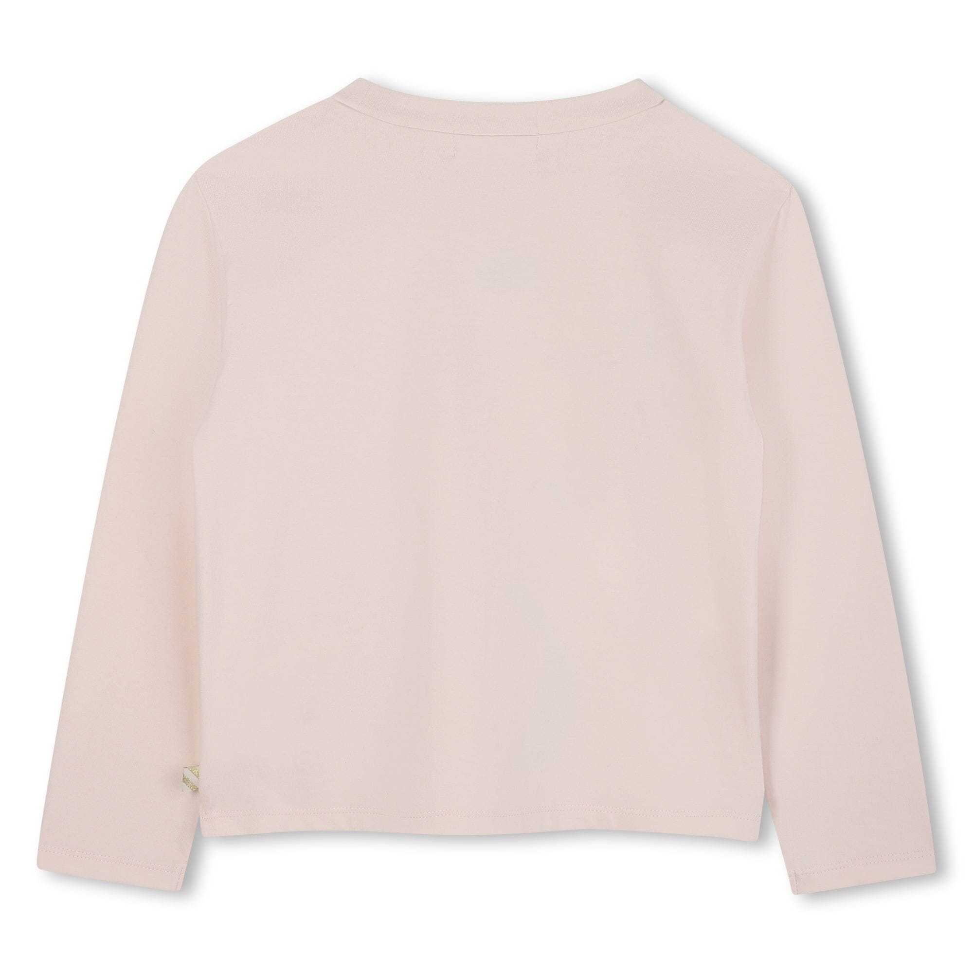 Billieblush Langarmshirt rosa Giraffenprint mit Glitzereffekt für kleine Trendsetterinnen Langarmshirt Billieblush 