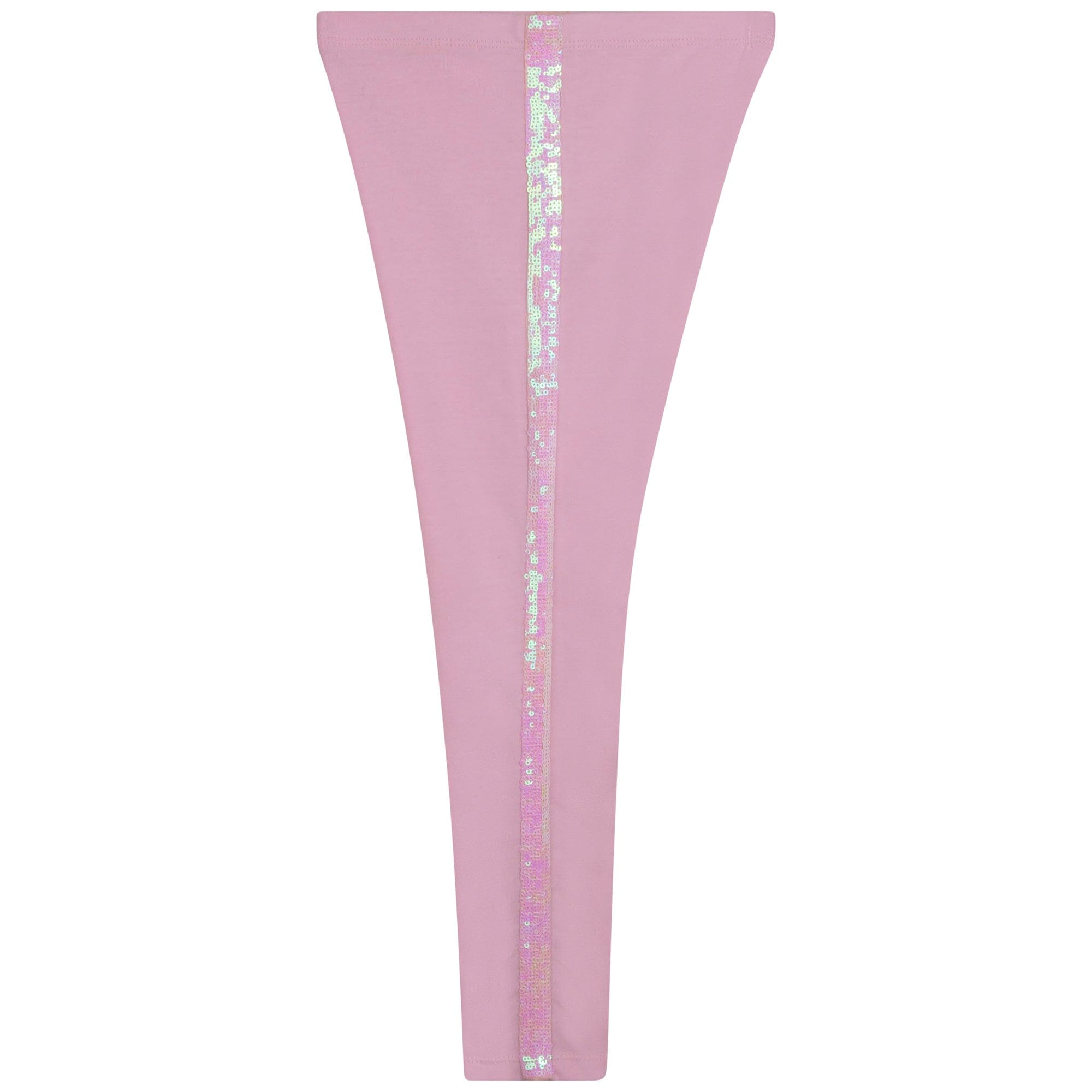 Billieblush Leggings rosa mit Pailletten-Bändern an der Seite Leggings Billieblush 