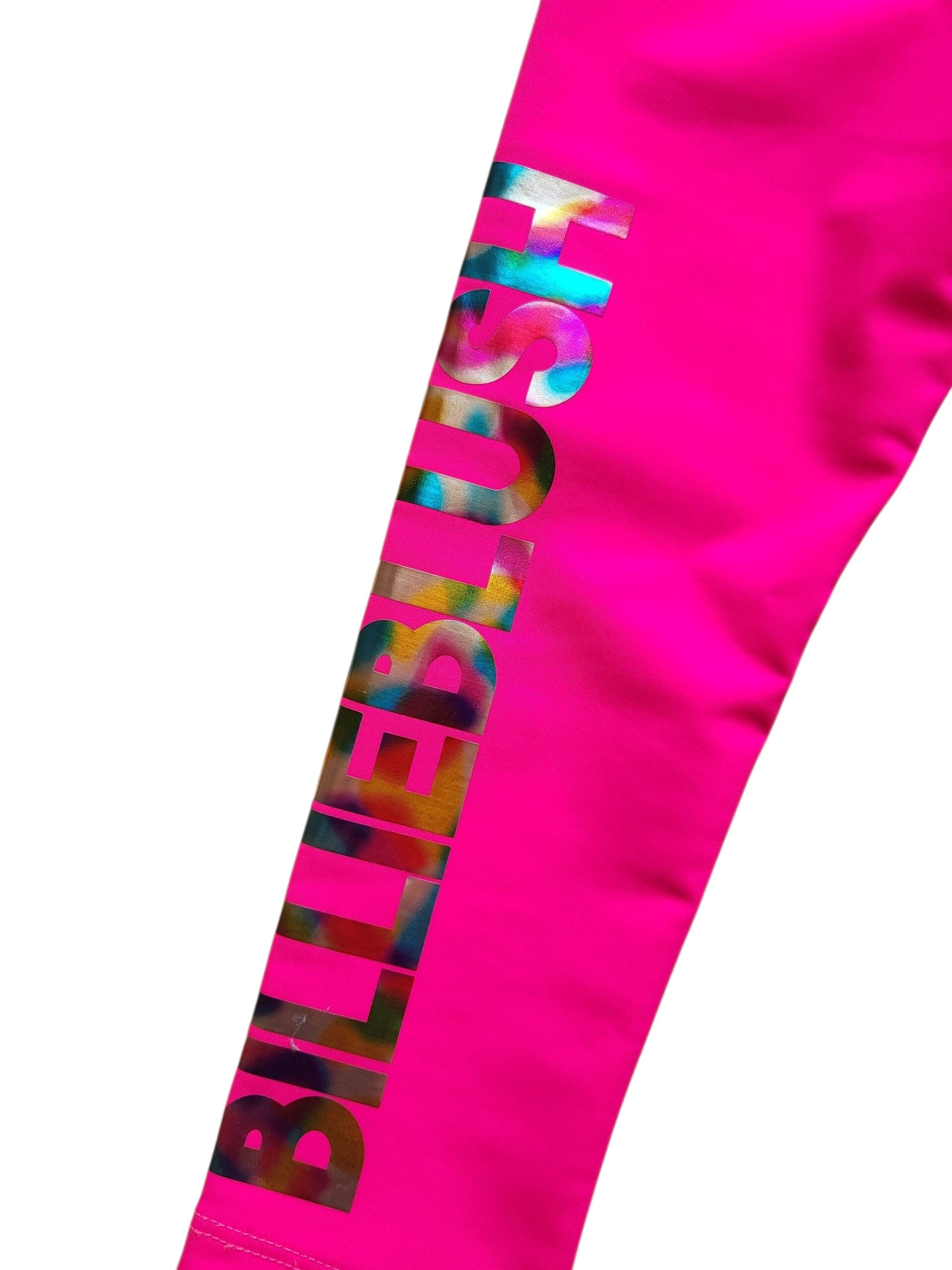 Billieblush Leggings – knallpink mit Logo-Print Leggings Billieblush 