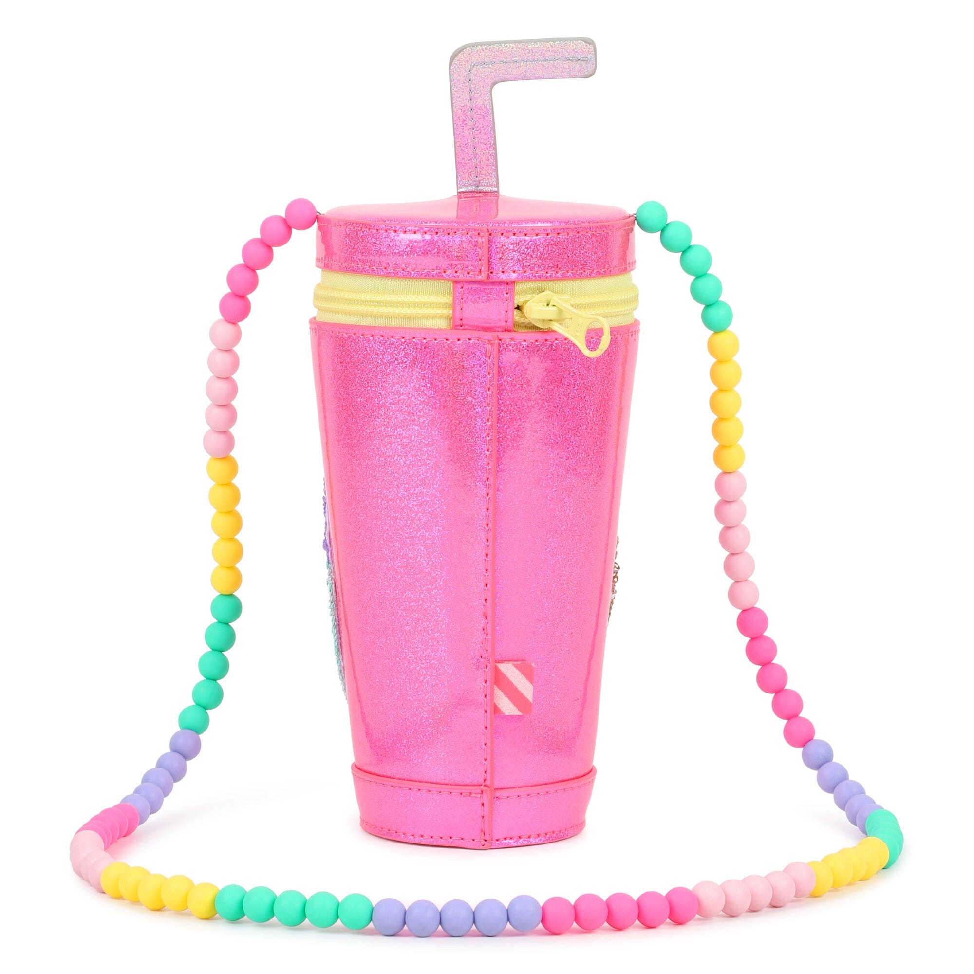 BILLIEBLUSH Milkshake-Handtasche – Becher-Form mit Pailletten Handtasche Billieblush 