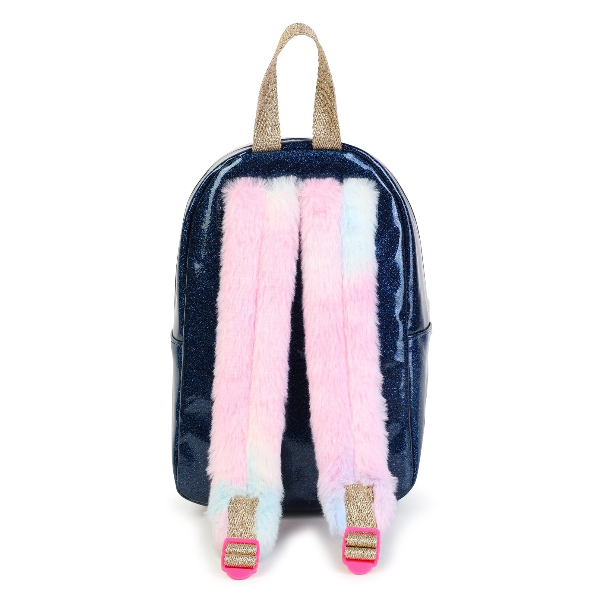 Billieblush Rucksack mit paillettenbesetztem Pegasus-Motiv und buntem, flauschigem Fleece Rucksäcke Billieblush 