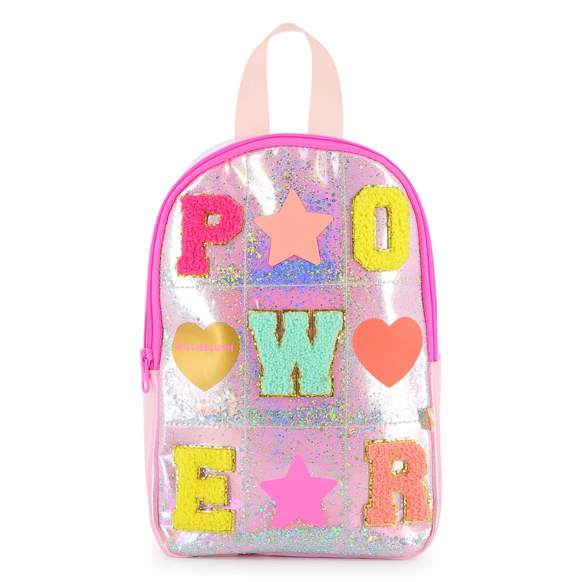 BILLIEBLUSH Rucksack klein POWER Mehrfarbig mit Glitzer & Pailletten Rucksäcke Billieblush 