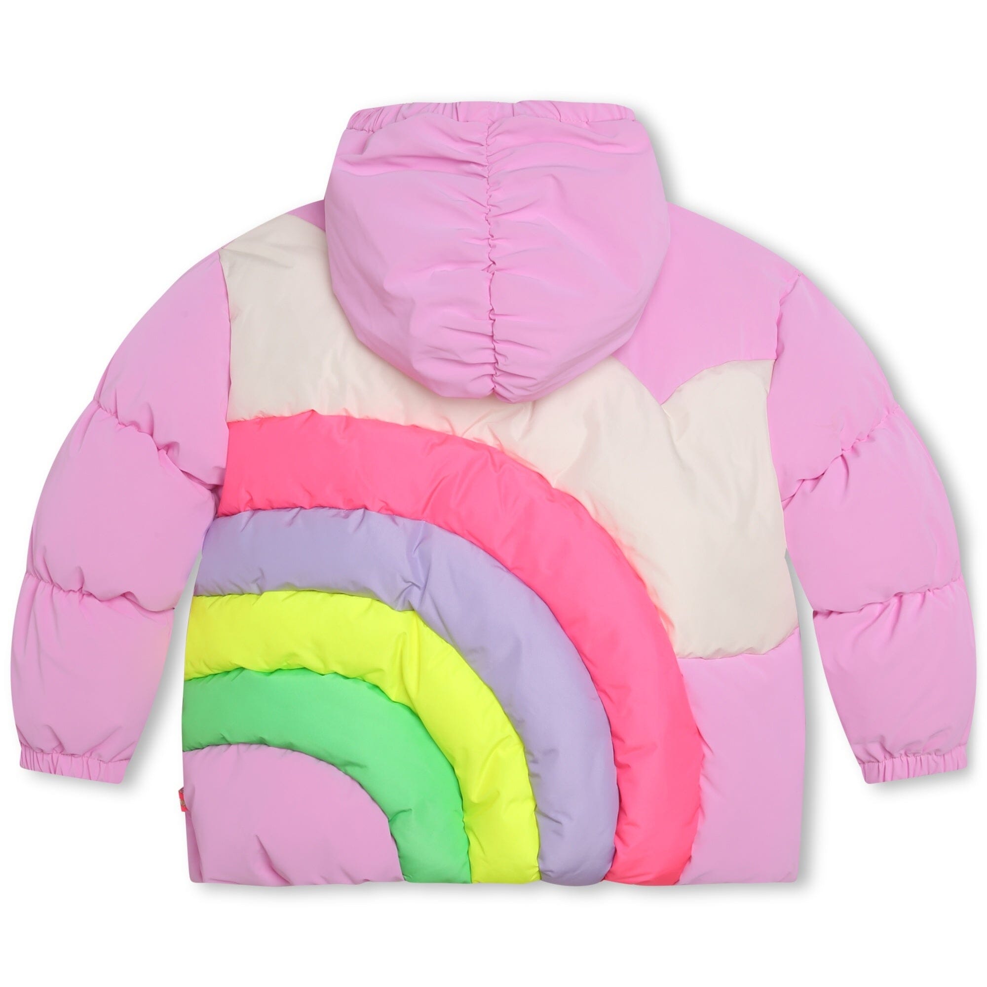 Billieblush Puffer Jacke rosa mit Regenbogenmuster Jahre 98-104