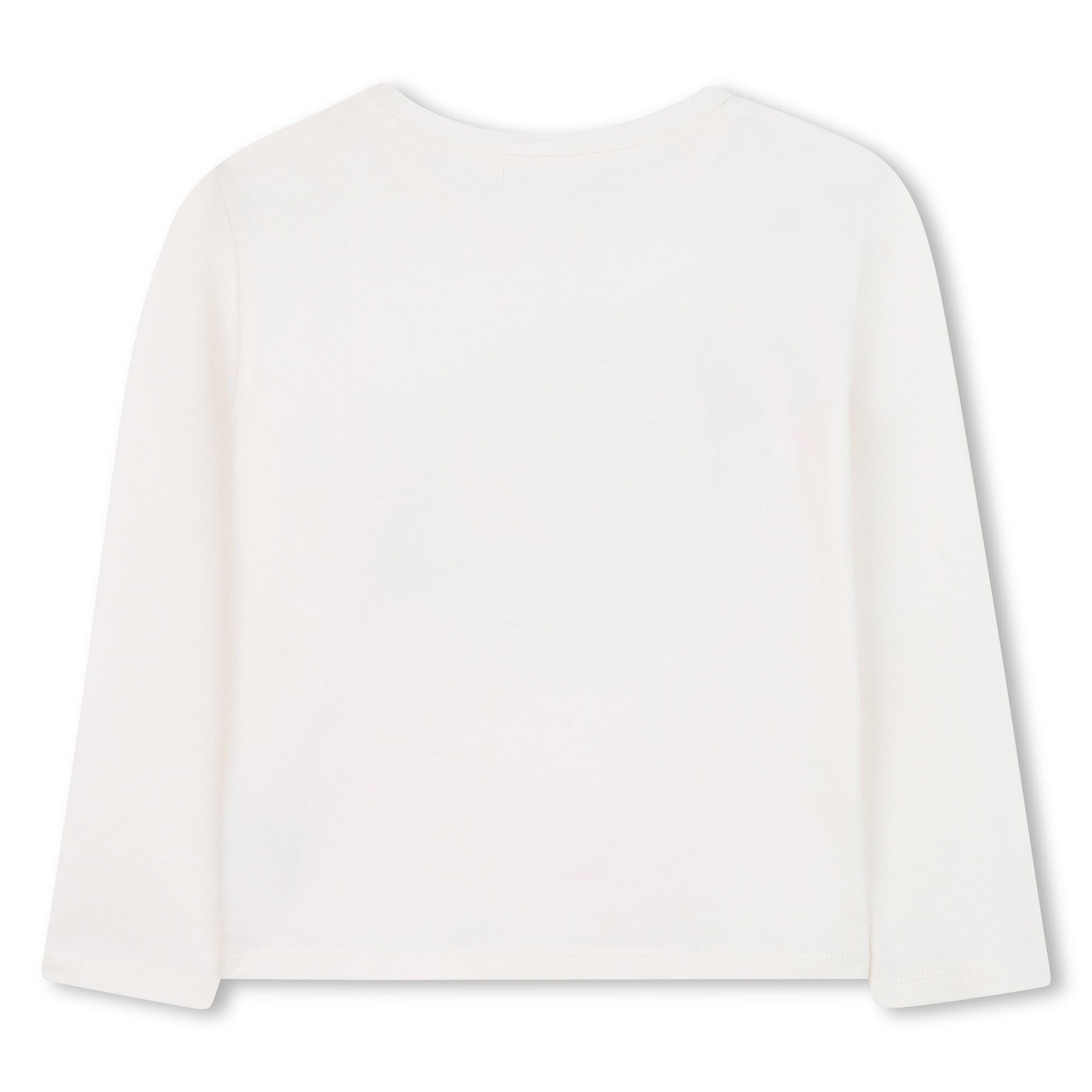 BILLIEBLUSH Zeremonie Langarmshirt mit Katzenmotiv Farbe Elfenbein Langarmshirt Billieblush 