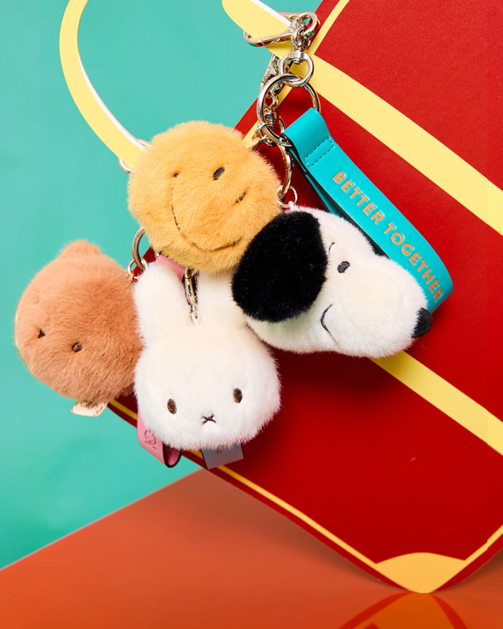 Bon Ton Toys flauschiger Schlüsselanhänger Bär 8 cm Schlüsselanhänger Bon Ton Toys 