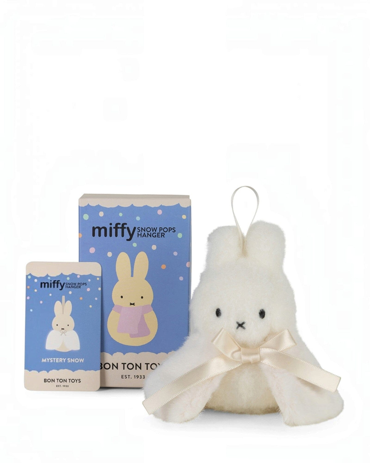 Bon Ton Toys Miffy Snow Pops Blind Box Anhänger 10 cm Überraschungsbox Weihnachten 1 Stück Dekoartikel Bon Ton Toys x Miffy 