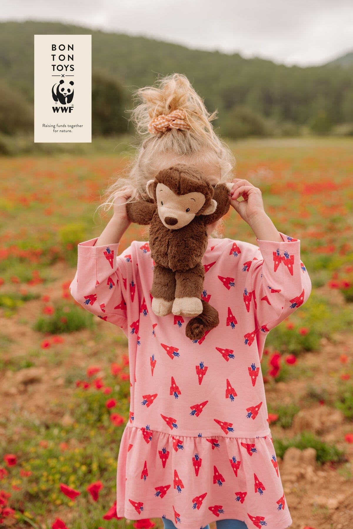 WWF Cub Club Quitscher Affe Mago braun 29cm Kuscheltiere WWF 