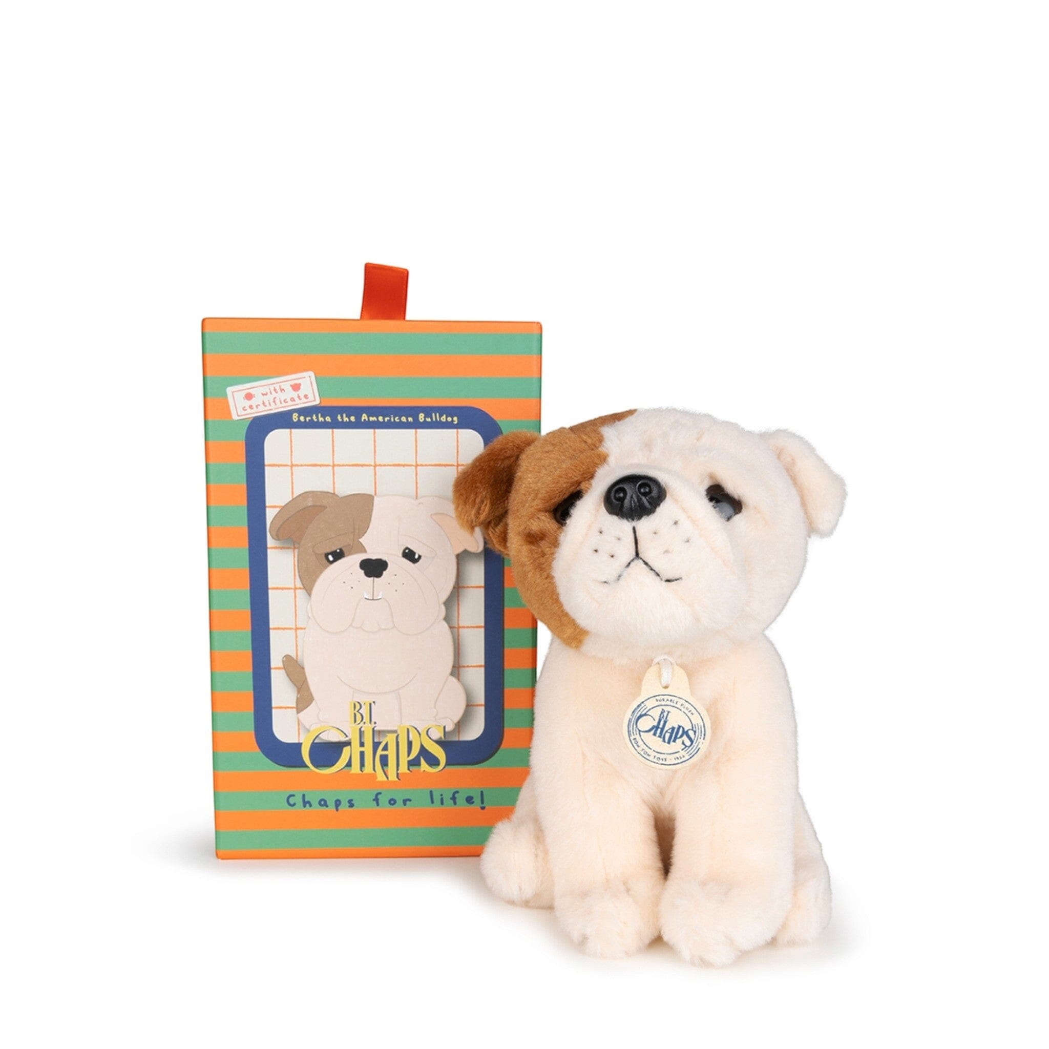 Bon Ton Toys x B.T. Chaps Bertha American Bulldogge in Geschenkbox – 17 cm Kuscheltiere Bon Ton Toys x BT.CHAPS 