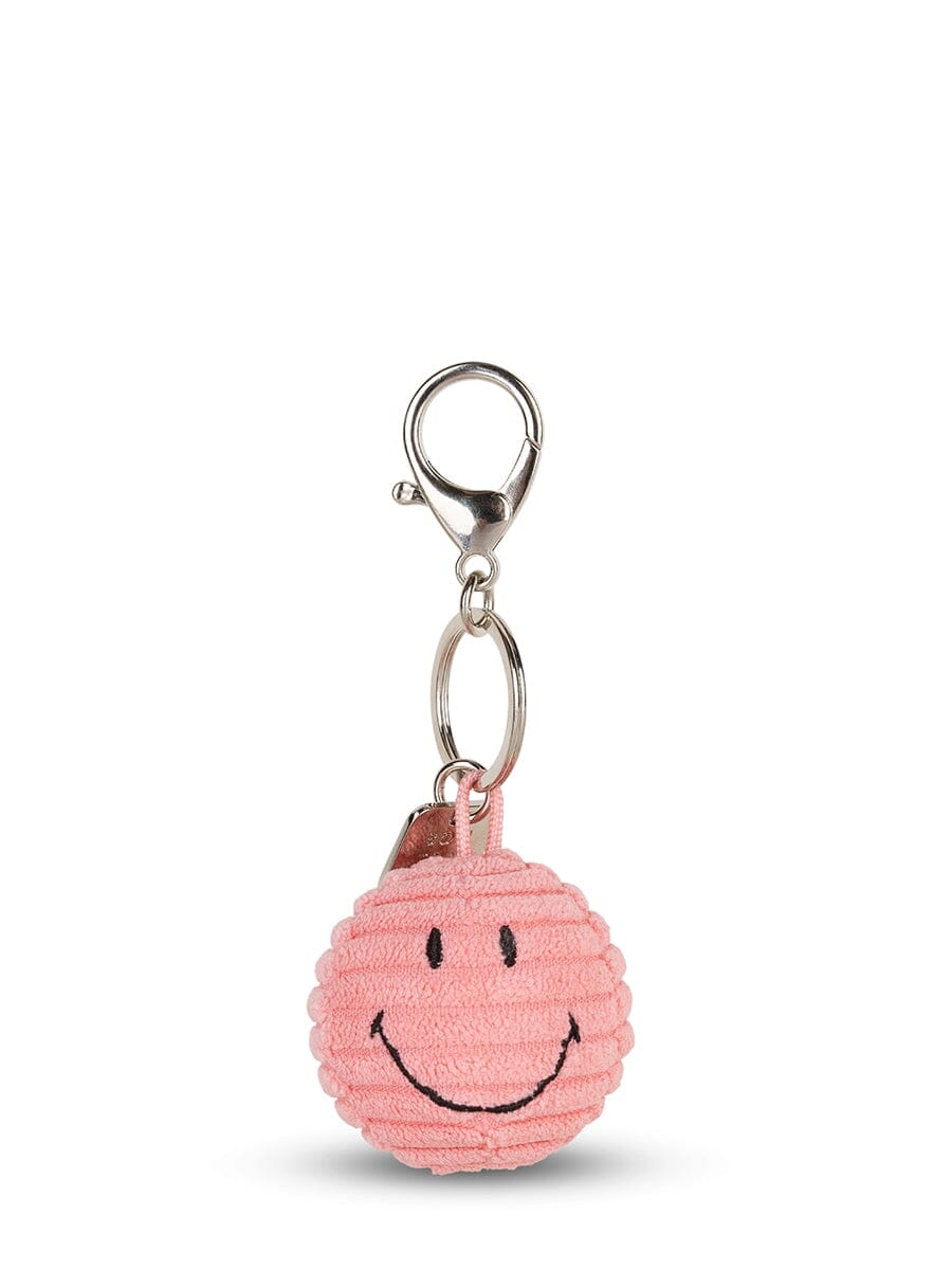 Bon Ton Toys x Smiley Schlüsselanhänger ECO Corduroy rosa 4,5cm Schlüsselanhänger Bon Ton Toys x Smiley 