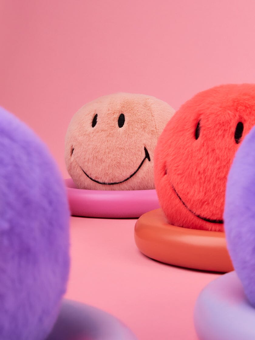 Bon Ton Toys x Smiley – Smiley Eco Fuzzy-Rosa-13 cm Kuscheltier BON TON TOYS SMILEY® 