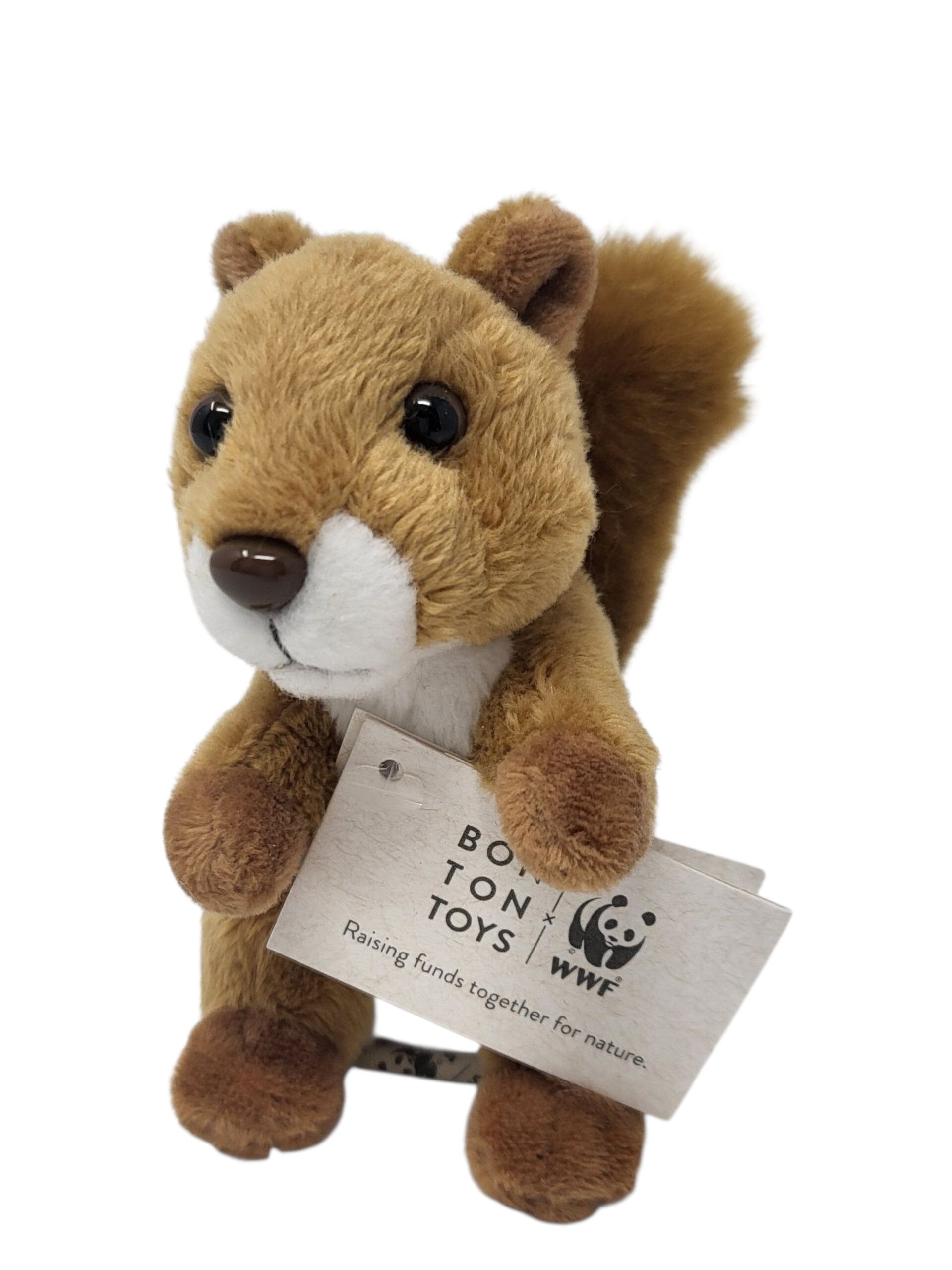 Bon Ton Toys × WWF Plüschtier „Eichhörnchen mini“ 10 cm Kuscheltiere Bon Ton Toys x WWF 