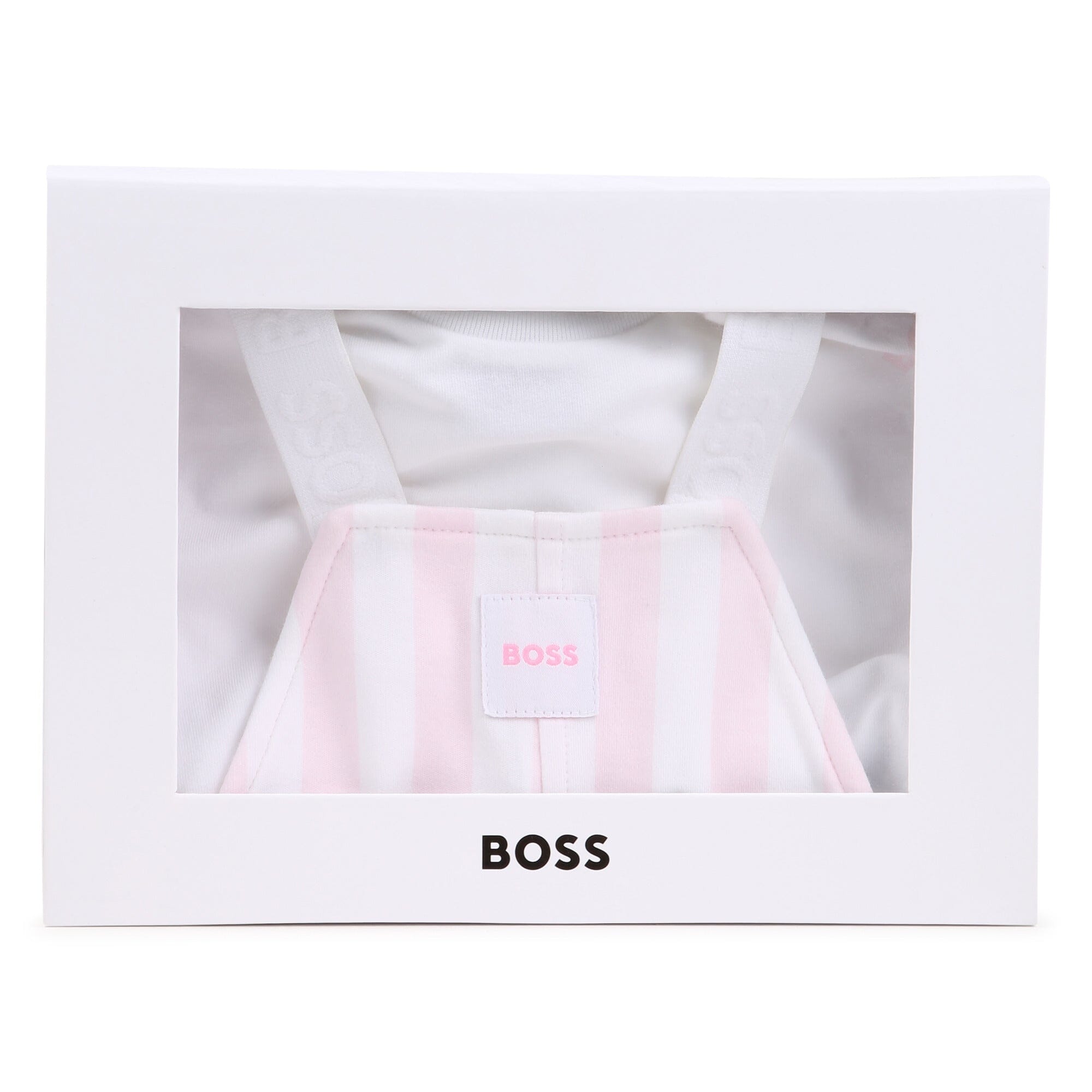 BOSS Baby 2-teiler Set: Overall + T-Shirt „Festivalsblüte“ Baby Kombination Boss Kidswear 
