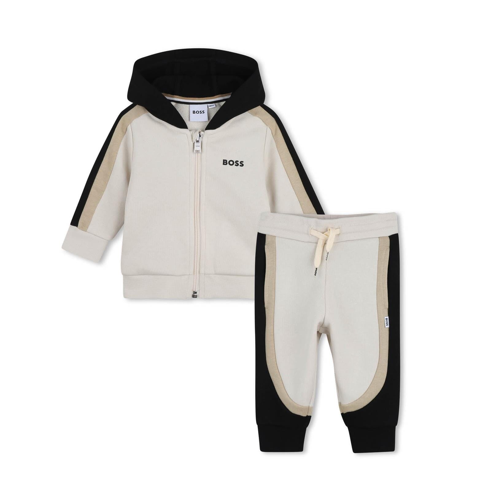 BOSS Baby Jogger Set 2-teilig in beige Baby Kombinationen Boss Kidswear 9 Monate 