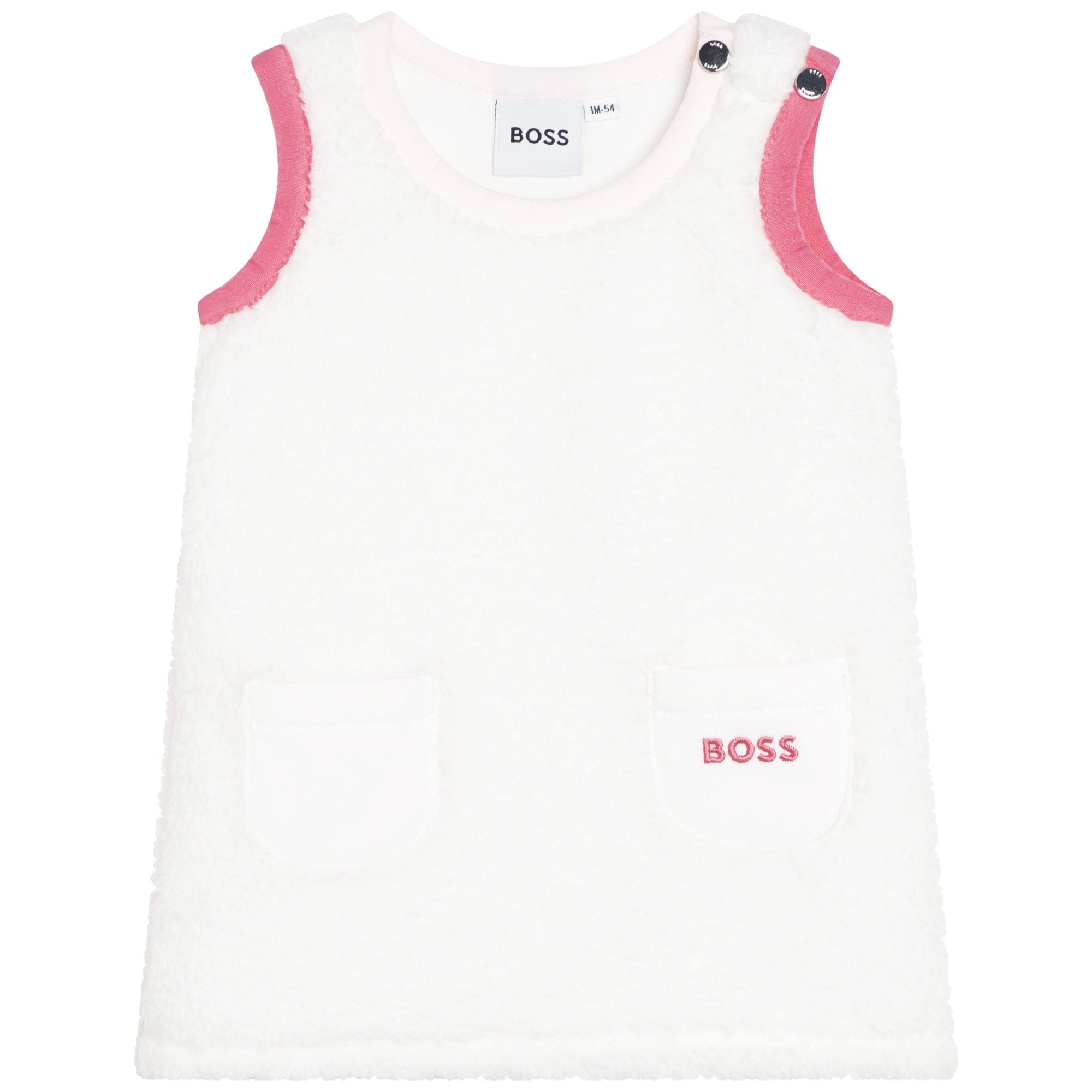 HUGO BOSS Baby Set Langarmshirt mit Kleid aus Shearling-Imitat Langarmshirt Boss 