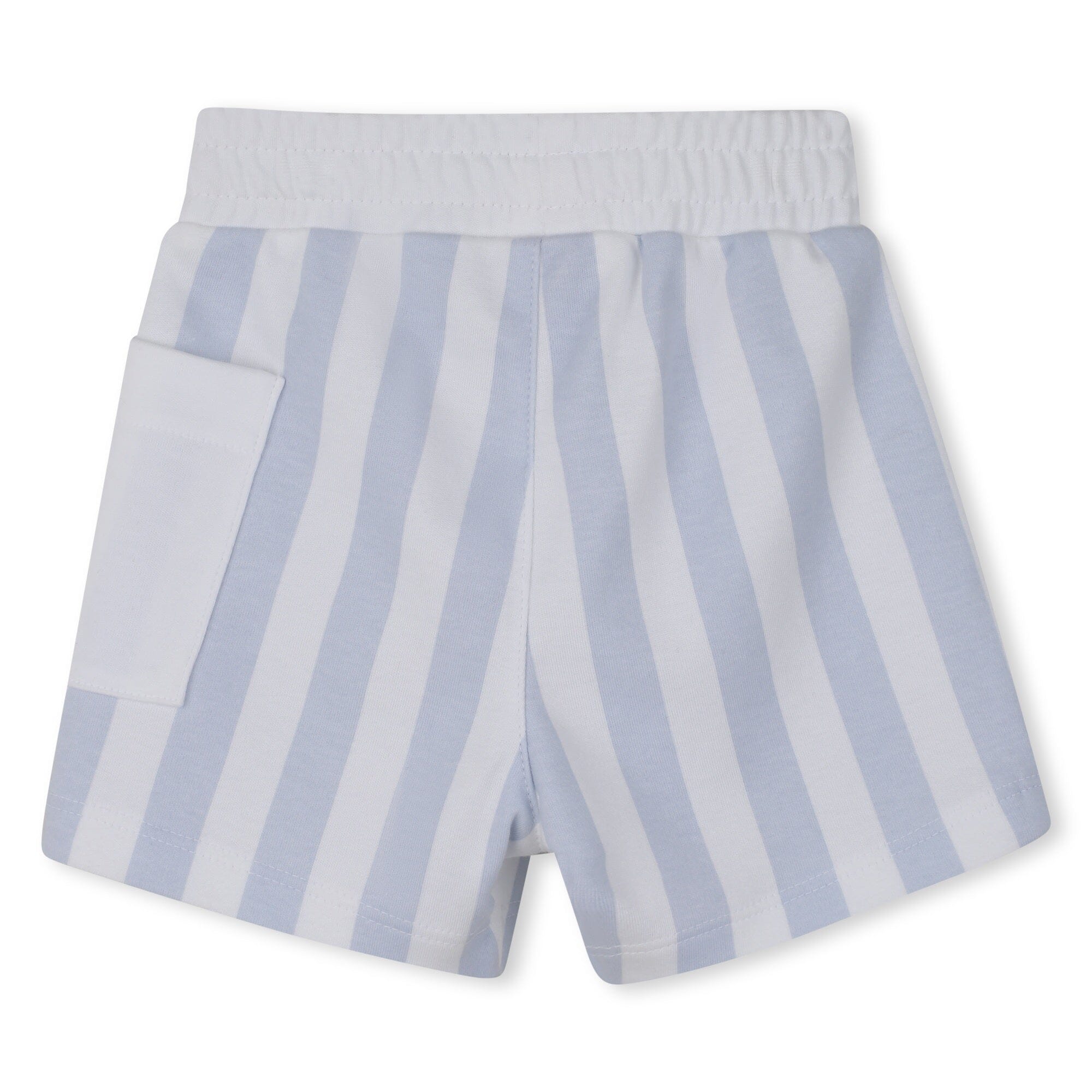 BOSS Baby T-Shirt + Shorts Set „Himmelblau“ – Logo-Shirt & Streifenshorts Baby Kombination Boss Kidswear 