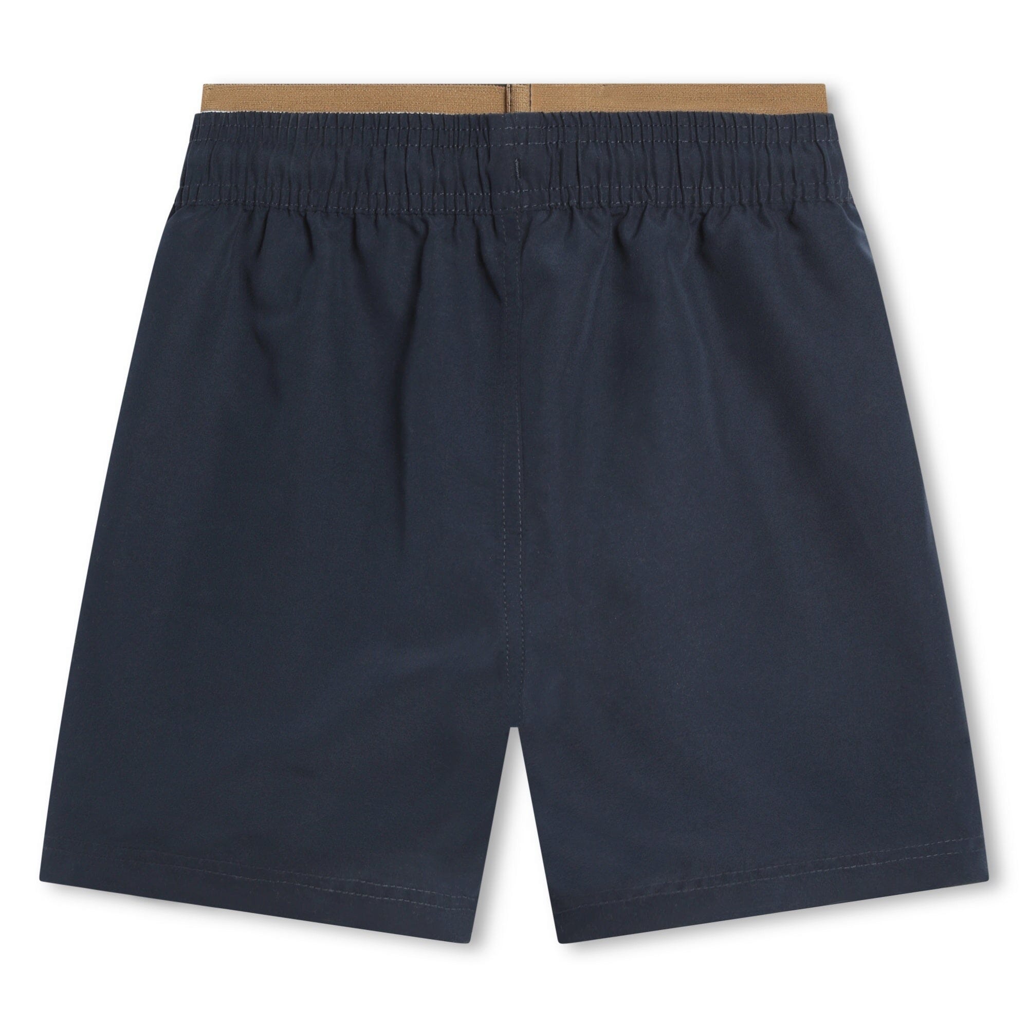 BOSS Badeshorts dunkelblau mit kleinem Logo Badehose Boss 