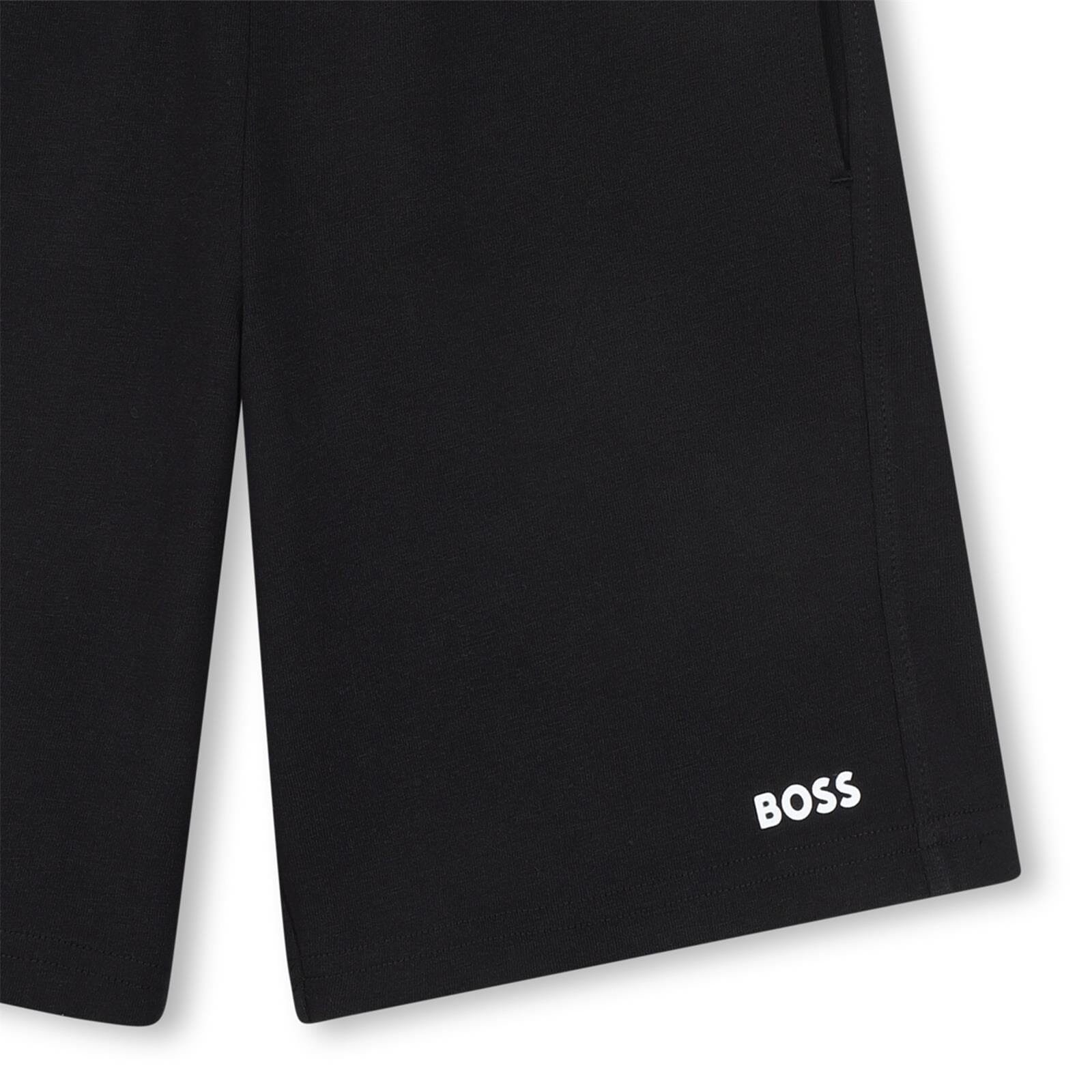 BOSS Fußballshorts Schwarz Shorts BOSS 