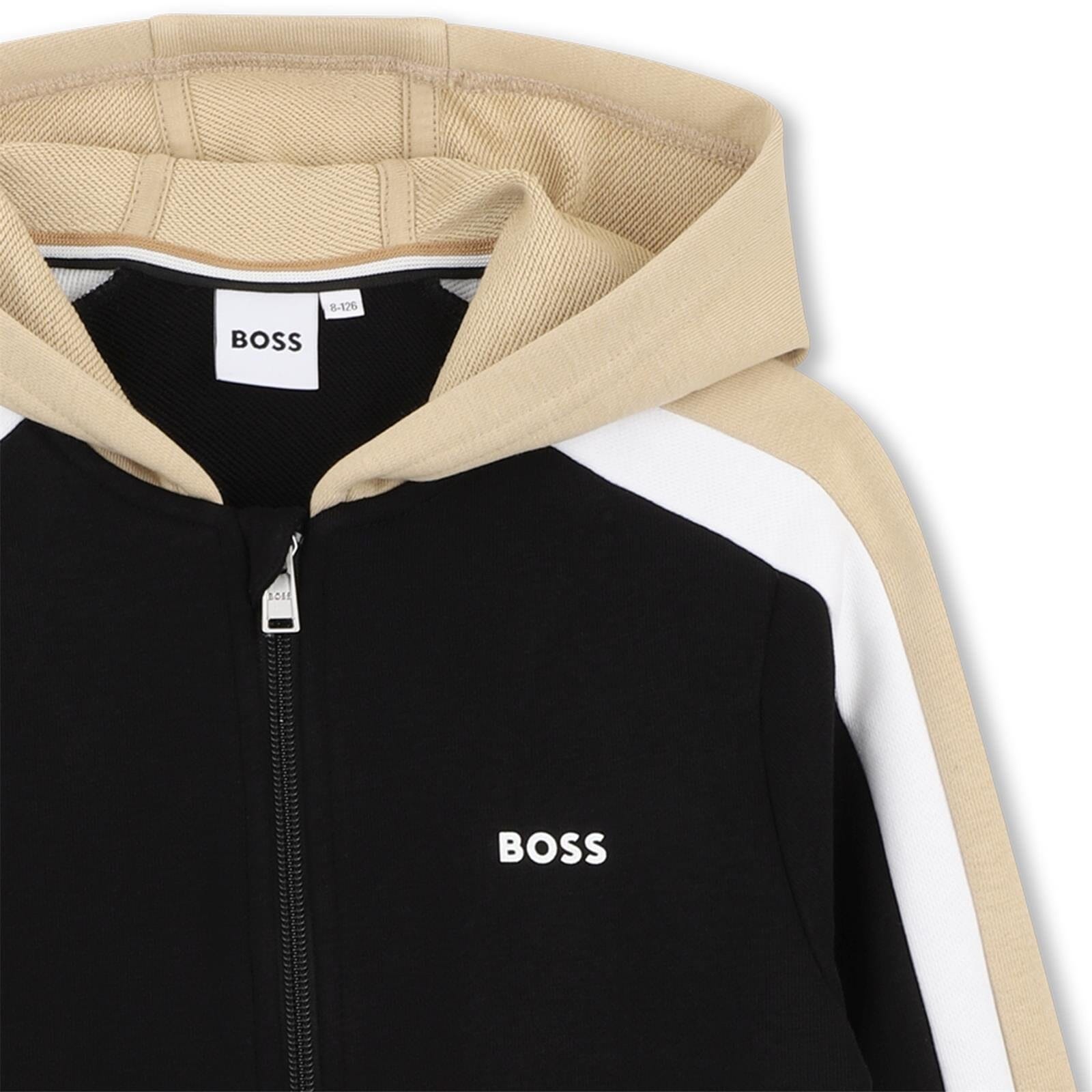 BOSS Kapuzenpullover mit Reißverschluss Hoodie BOSS 