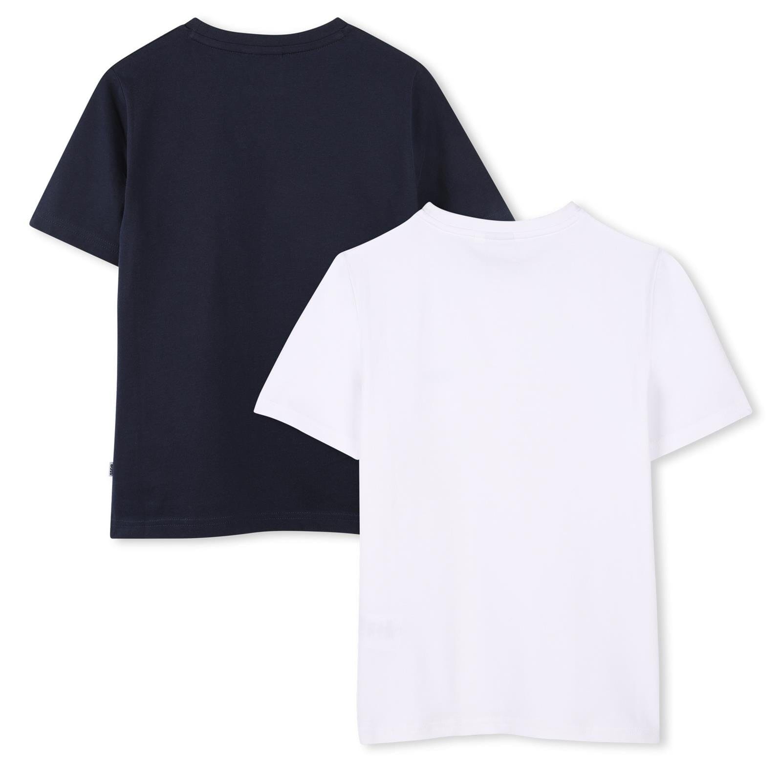 BOSS Kids – 2er-Pack T-Shirts, Marine/Weiß T-Shirt Boss 