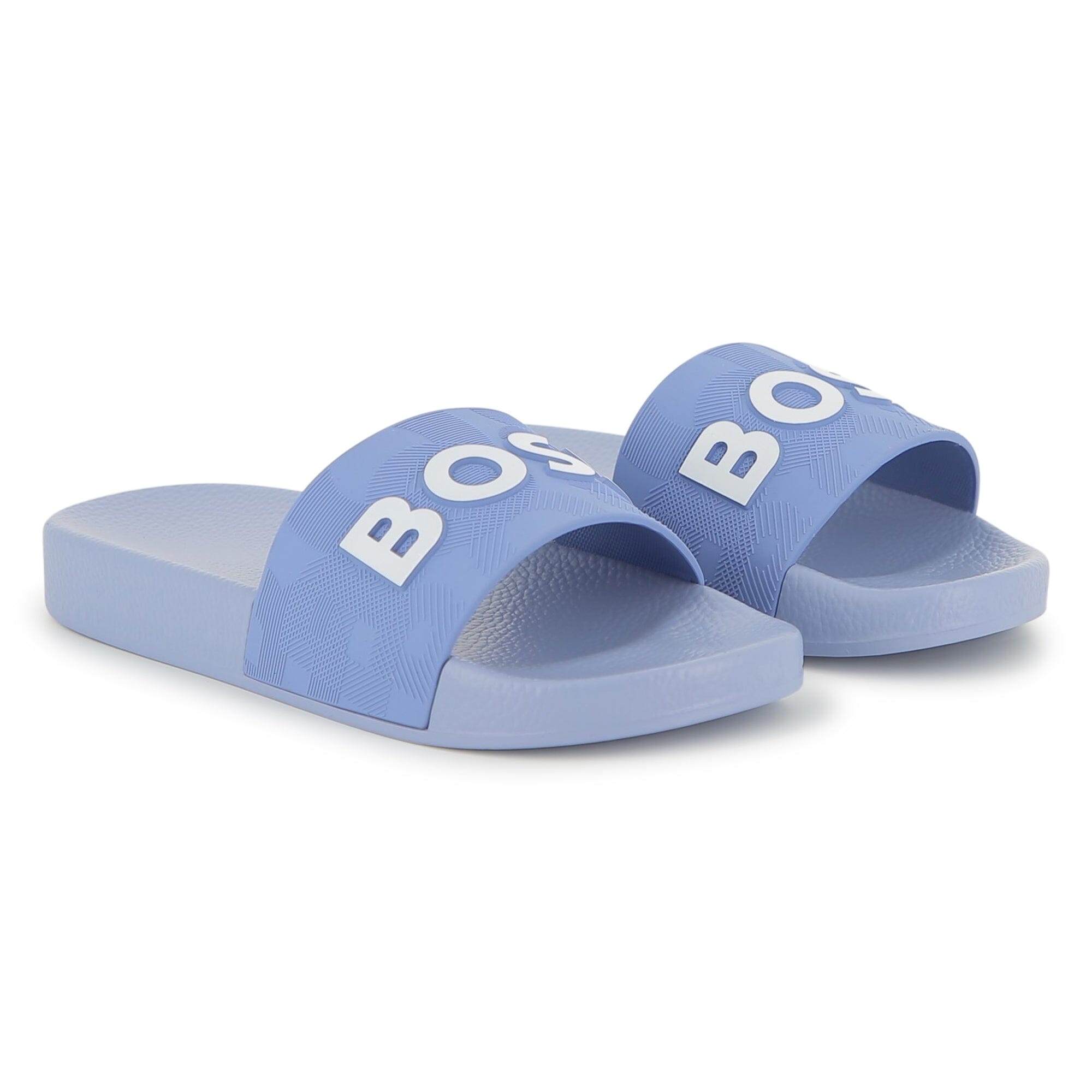 BOSS Kids Slides „Signierte Folien“ – Lavendel Sandalen BOSS 34 
