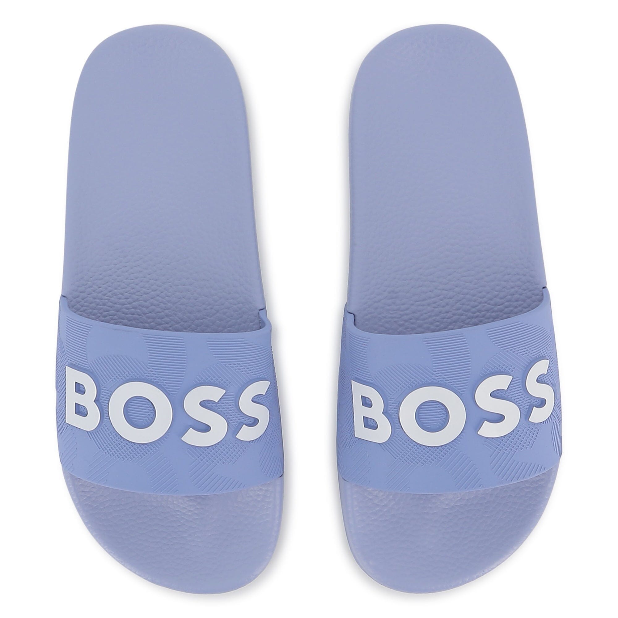 BOSS Kids Slides „Signierte Folien“ – Lavendel Sandalen BOSS 