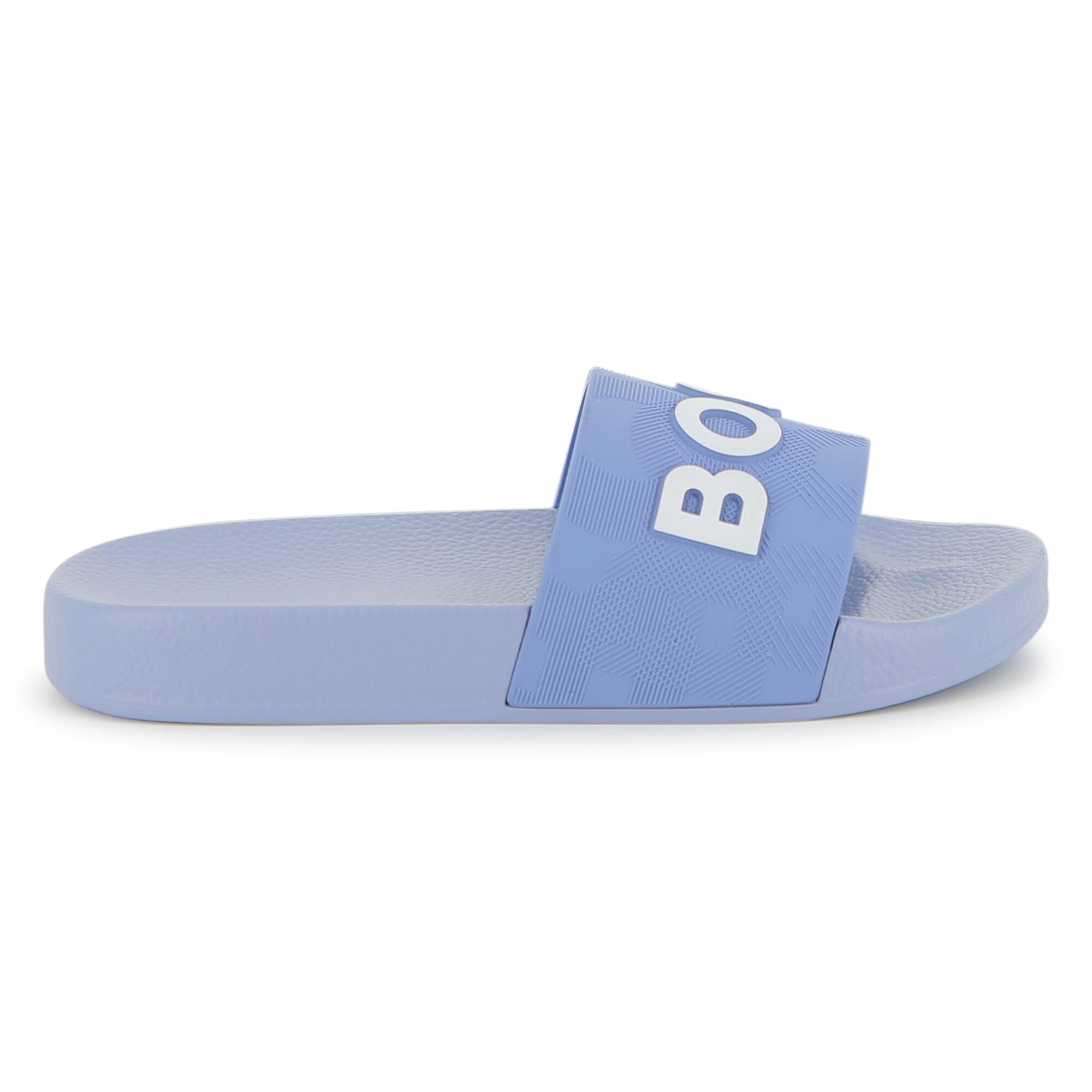 BOSS Kids Slides „Signierte Folien“ – Lavendel Sandalen BOSS 