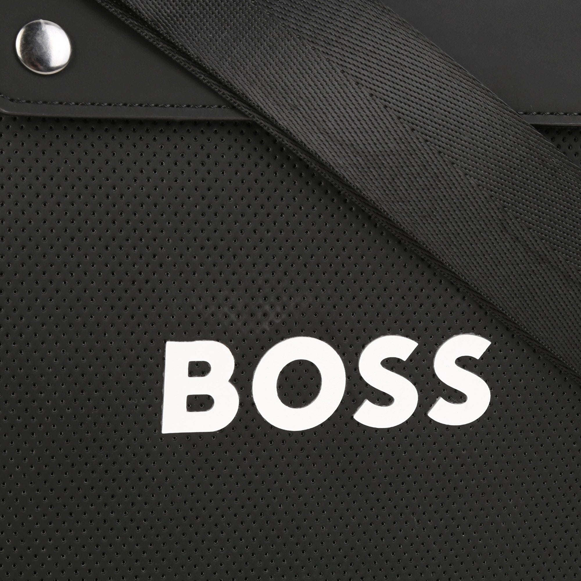 BOSS KIDS Wickeltasche schwarz mit Logo Details 32x40x15 cm unvollständig Wickeltaschen BOSS 