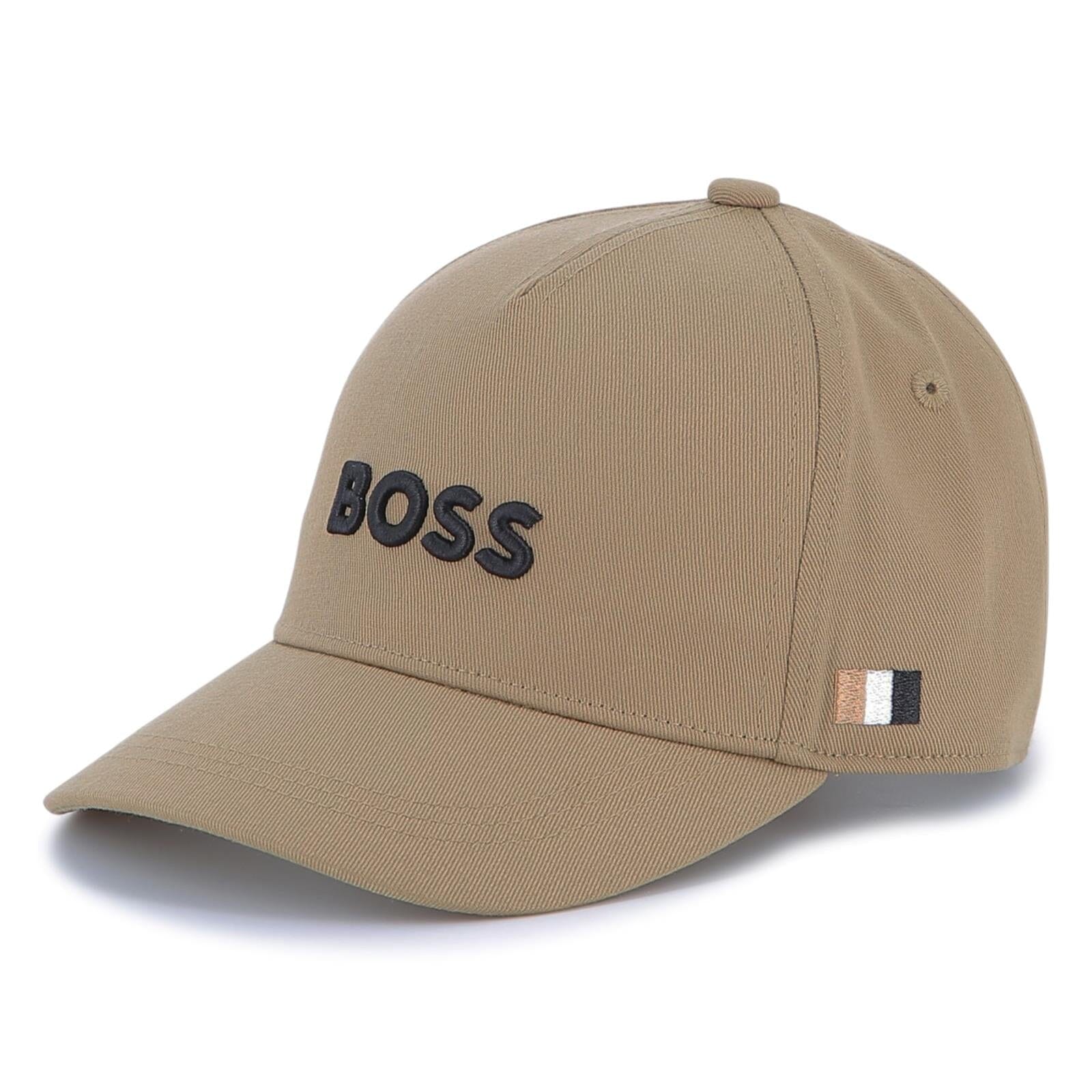 BOSS Kidswear Köper-Kappe – „Cookie“ (Beige) Cap BOSS 56 (10 Jahre) 