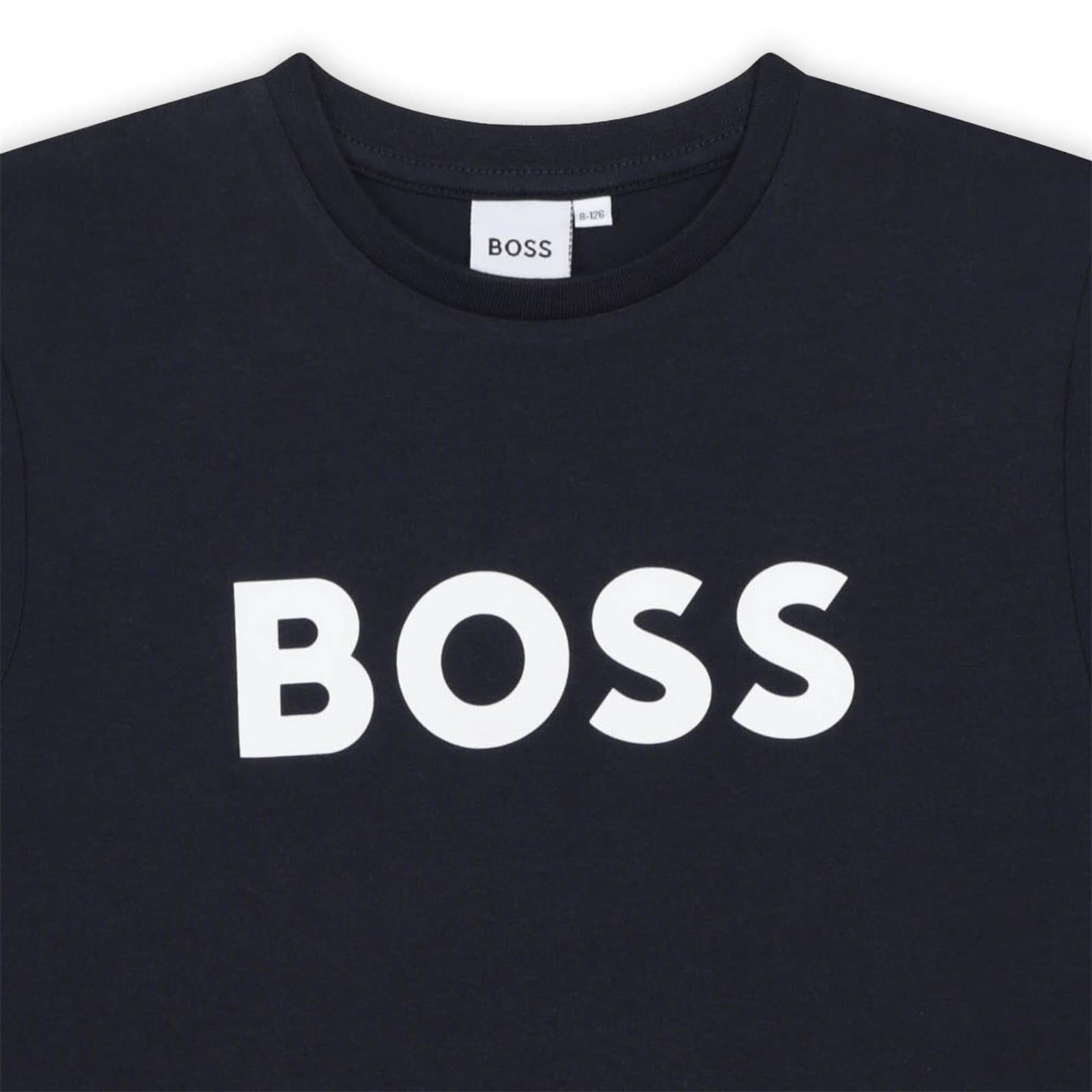 BOSS Kidswear T-Shirt – Marine, Logo-Print T-Shirt BOSS 