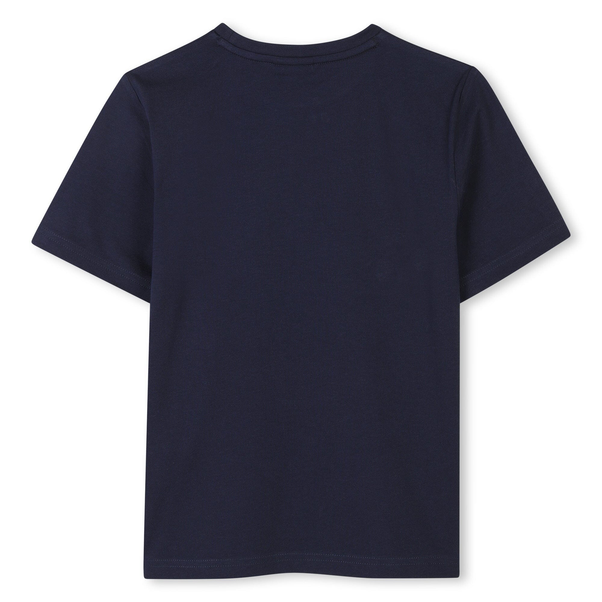 BOSS T-Shirt navy mit lässigem Sommer-Print und Logo T-Shirt Boss 