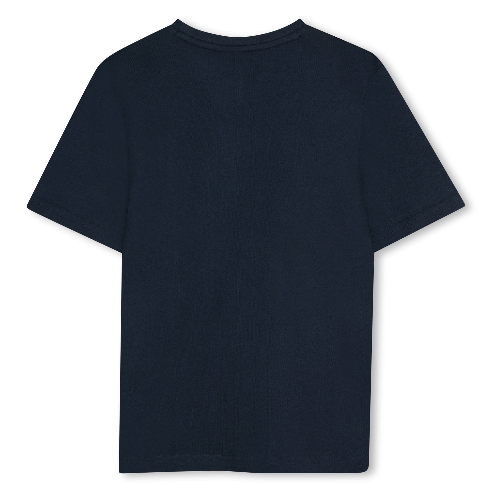 BOSS Kids Kurzarm T-Shirt navy mit Logoprint und Farbverlauf T-Shirt Boss 