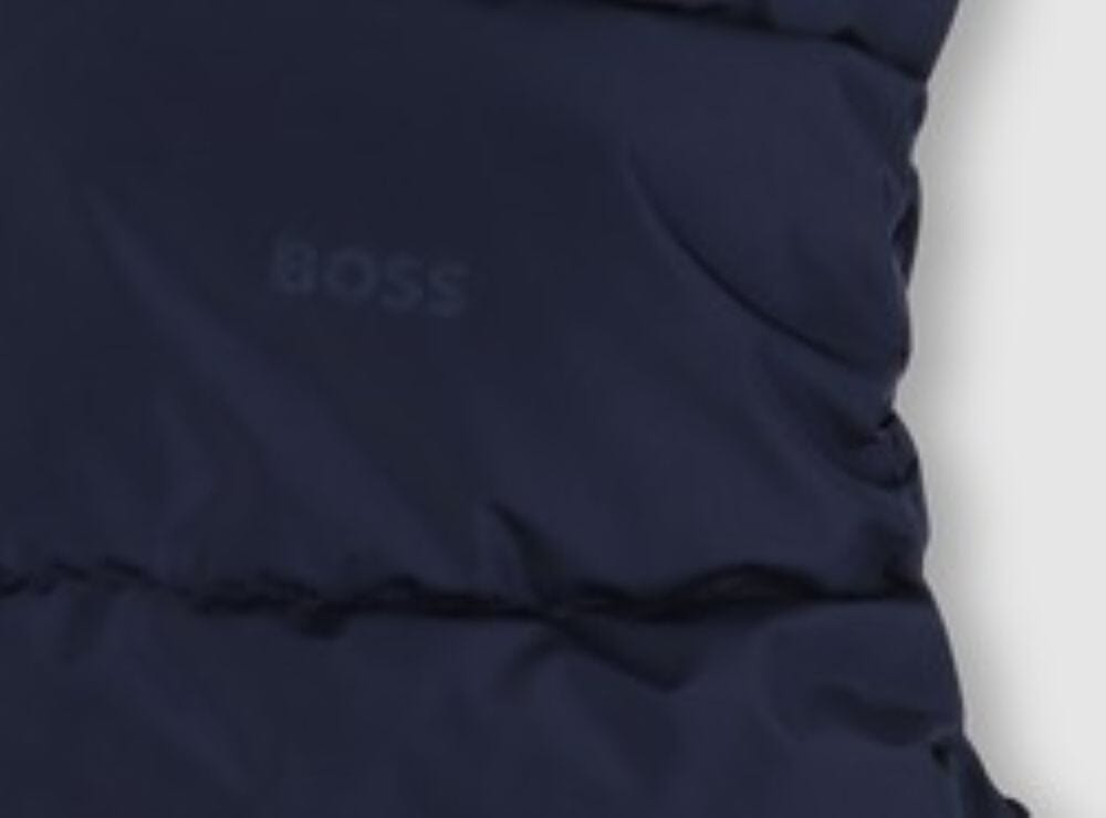 BOSS warme Steppweste Thermolite EcoMade – wie Daunen – Recycelt – Navy Blau Westen Boss 