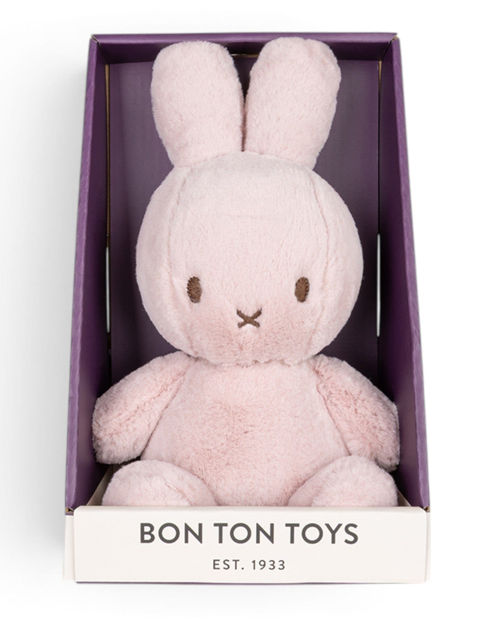 Cozy Miffy - The X Label - soft pink rosa in Geschenkbox 23 cm sitzend süß Kuscheltiere Bon Ton Toys x Miffy 