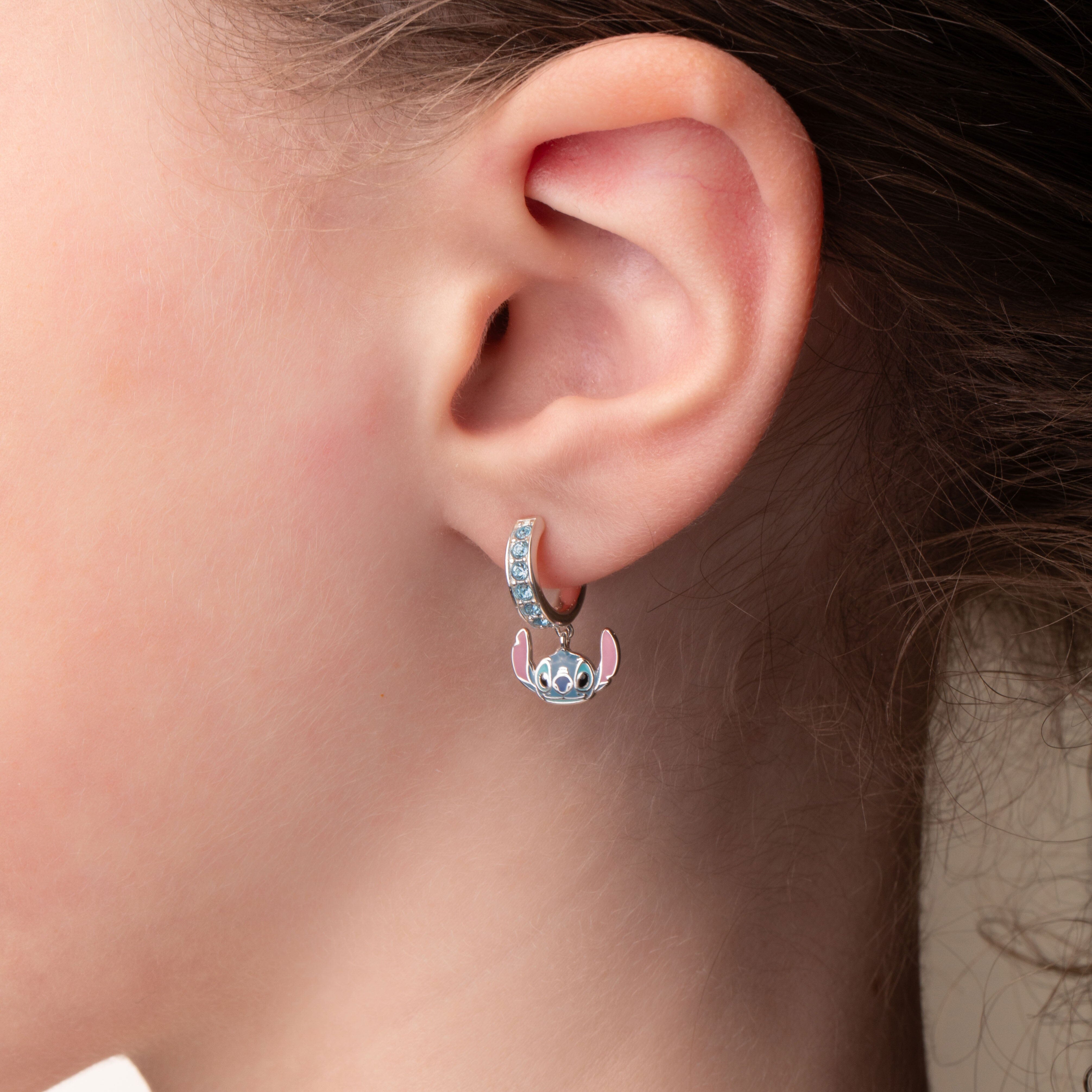 Disney Kinder-Stitch-Hängeohrringe – 925 Silber ©DISNEY Ohrringe DISNEY 
