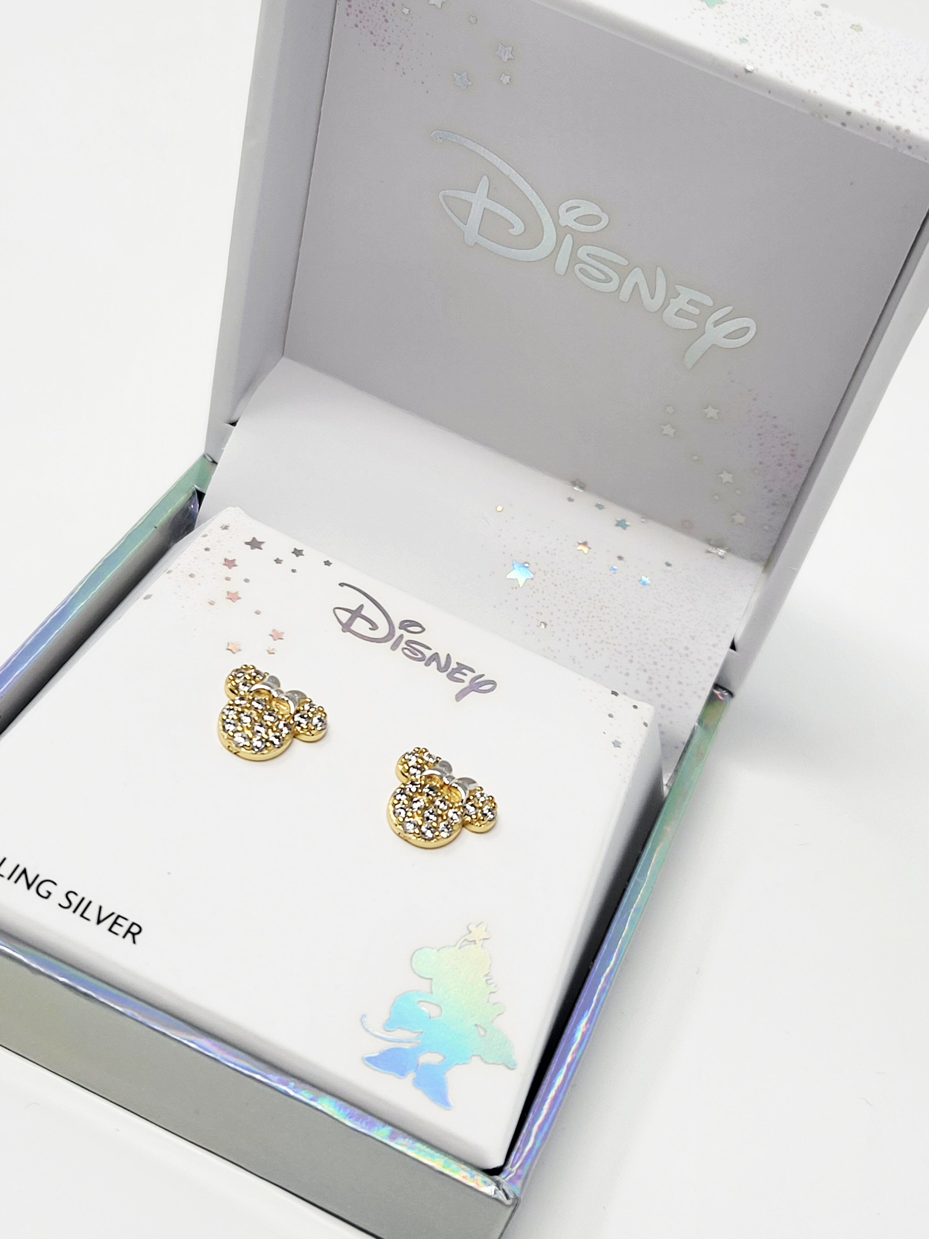 Disney Kinderohrringe Minnie Mouse – 925er Silber Vergoldet ©DISNEY Ohrringe DISNEY 