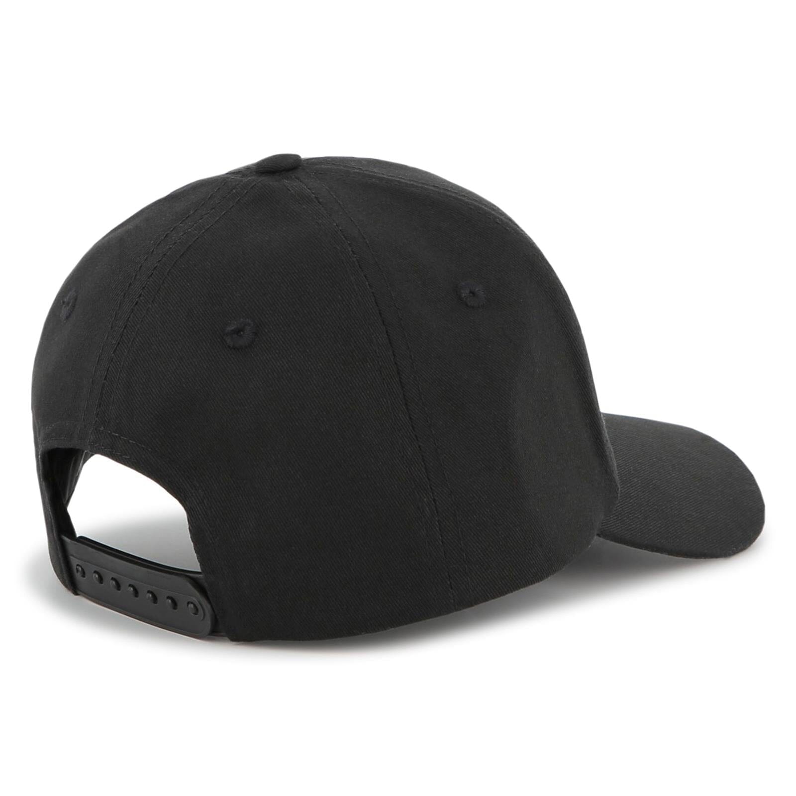 DKNY Kinder-Kappe aus Twill mit 3D-Logo – Schwarz Cap DKNY 