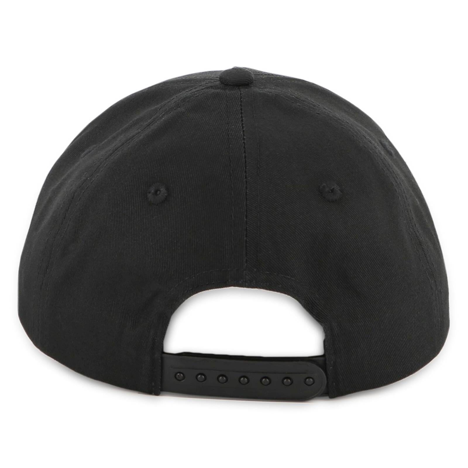 DKNY Kinder-Kappe aus Twill mit 3D-Logo – Schwarz Cap DKNY 