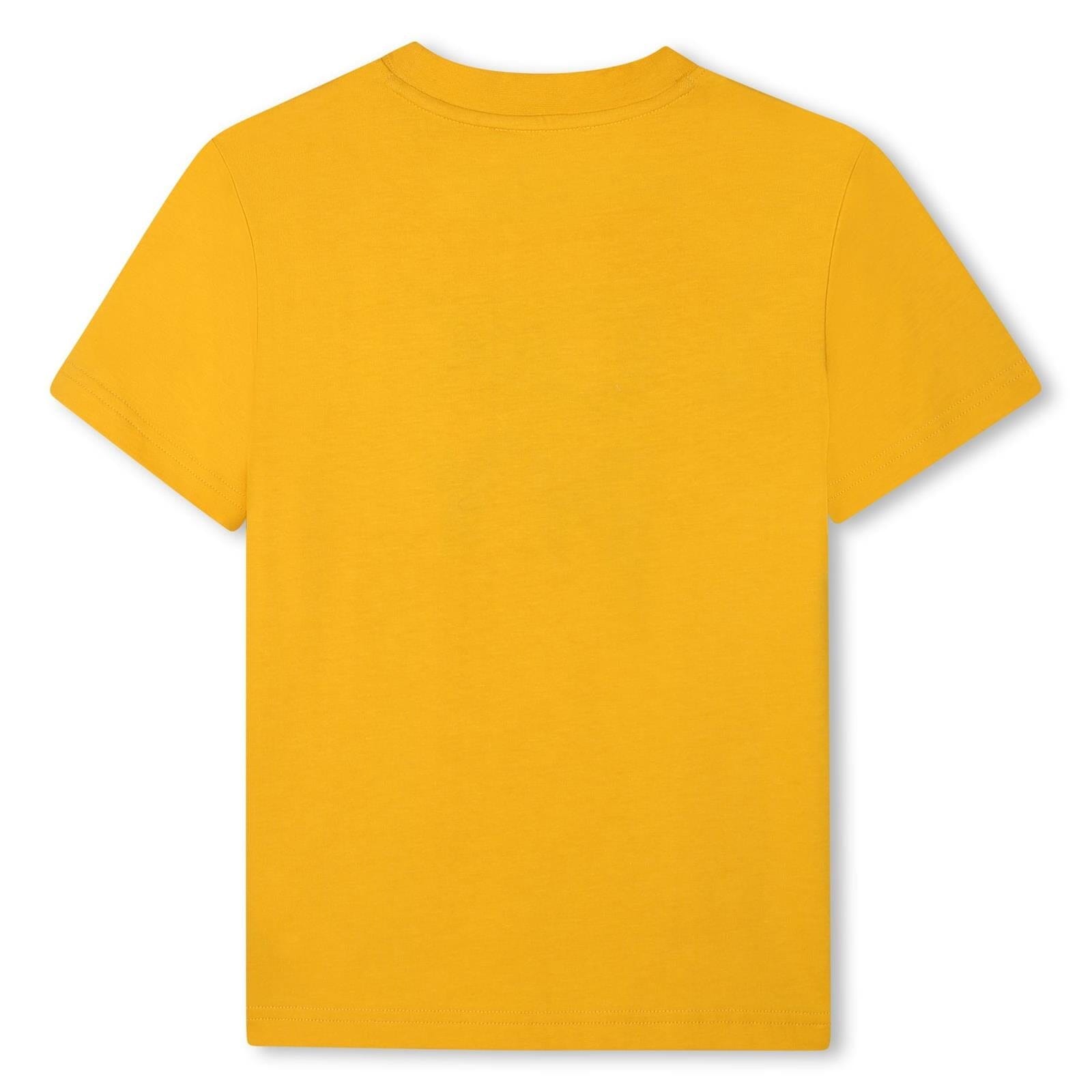 DKNY Kinder-T-Shirt mit Frontlogo – Wicker Gold T-Shirt DKNY 