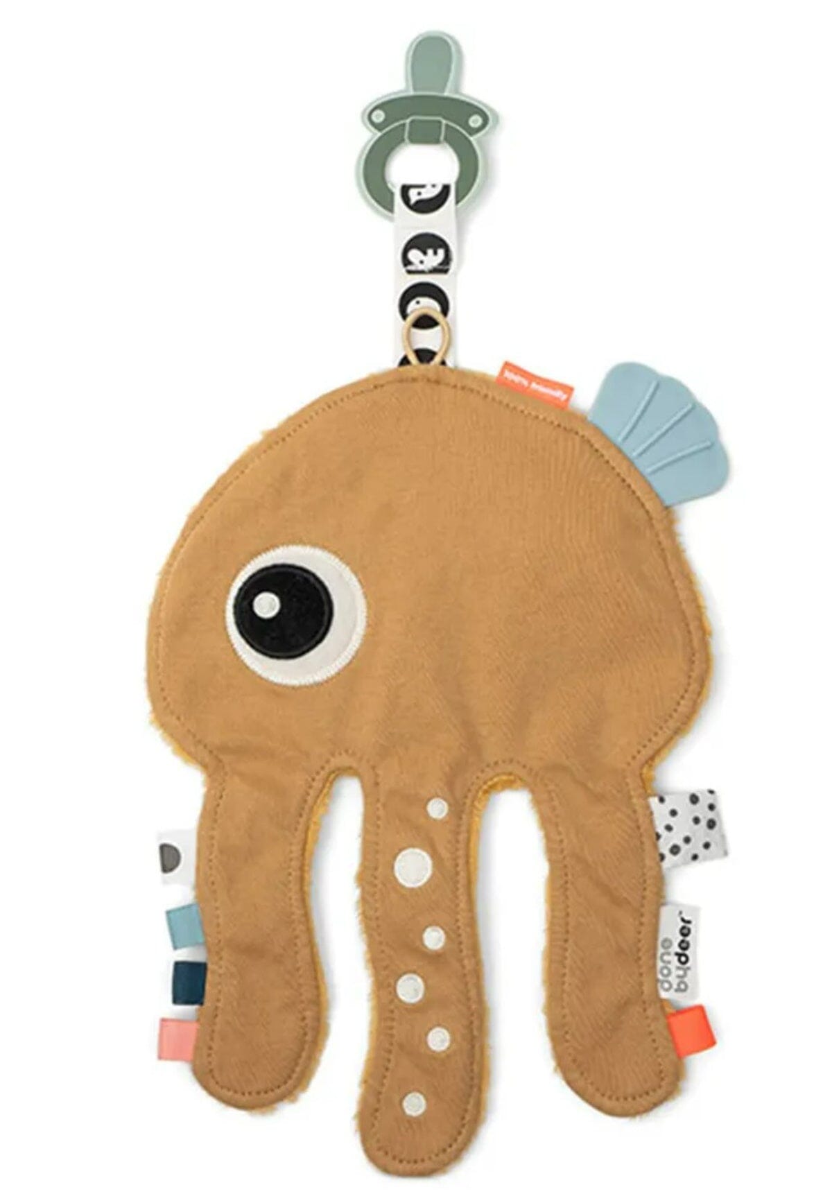 Done By Deer Schmusetuch Qualle Jelly mustard kuschelig weich Kuscheltuch Done by Deer 