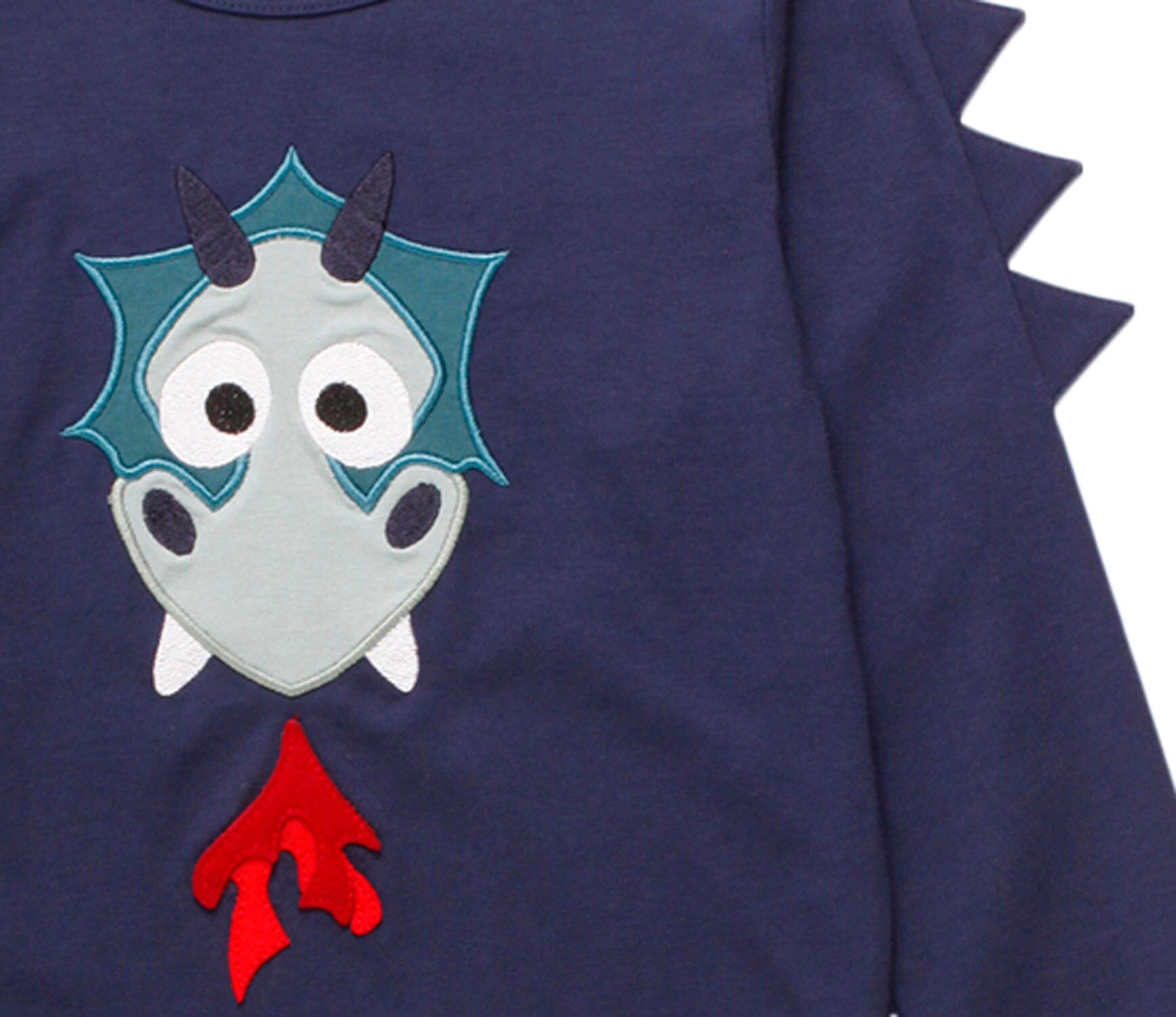 Fred’s World by Green Cotton Langarmshirt Drache T-Shirt Fred's World by Green Cotton 