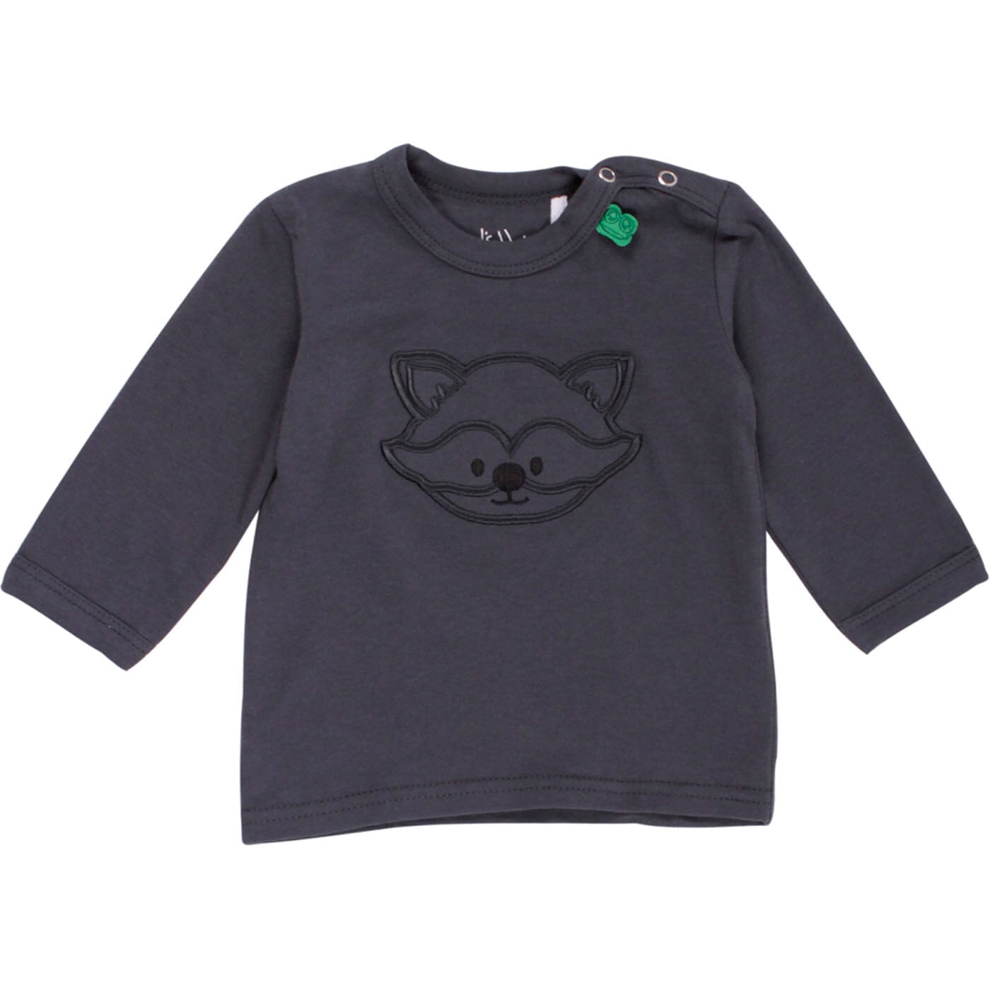 Fred’s World by Green Cotton Langarmshirt mit Waschbär-Print T-Shirt Fred's World by Green Cotton 62 