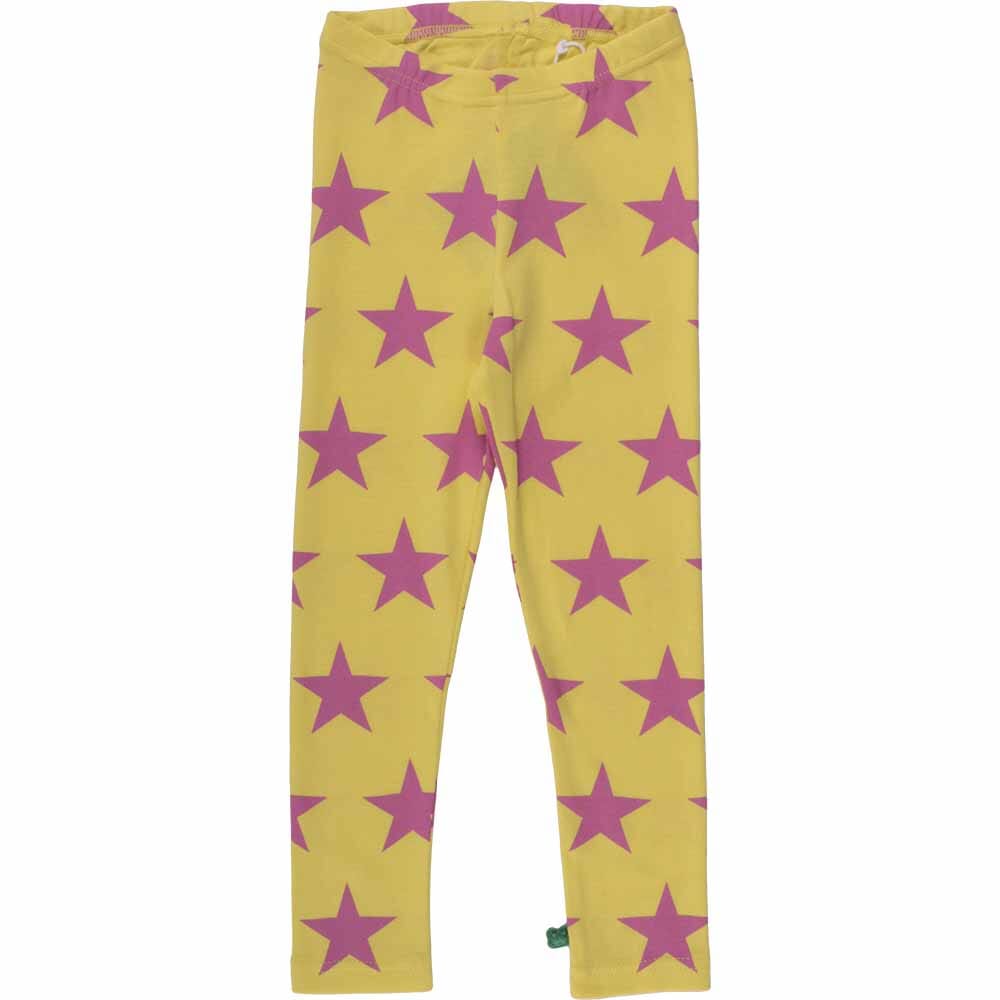 Fred's World by Green Cotton - Leggins mit Sternen-Motiv Gelb Langarmshirt Fred's World by Green Cotton 92 
