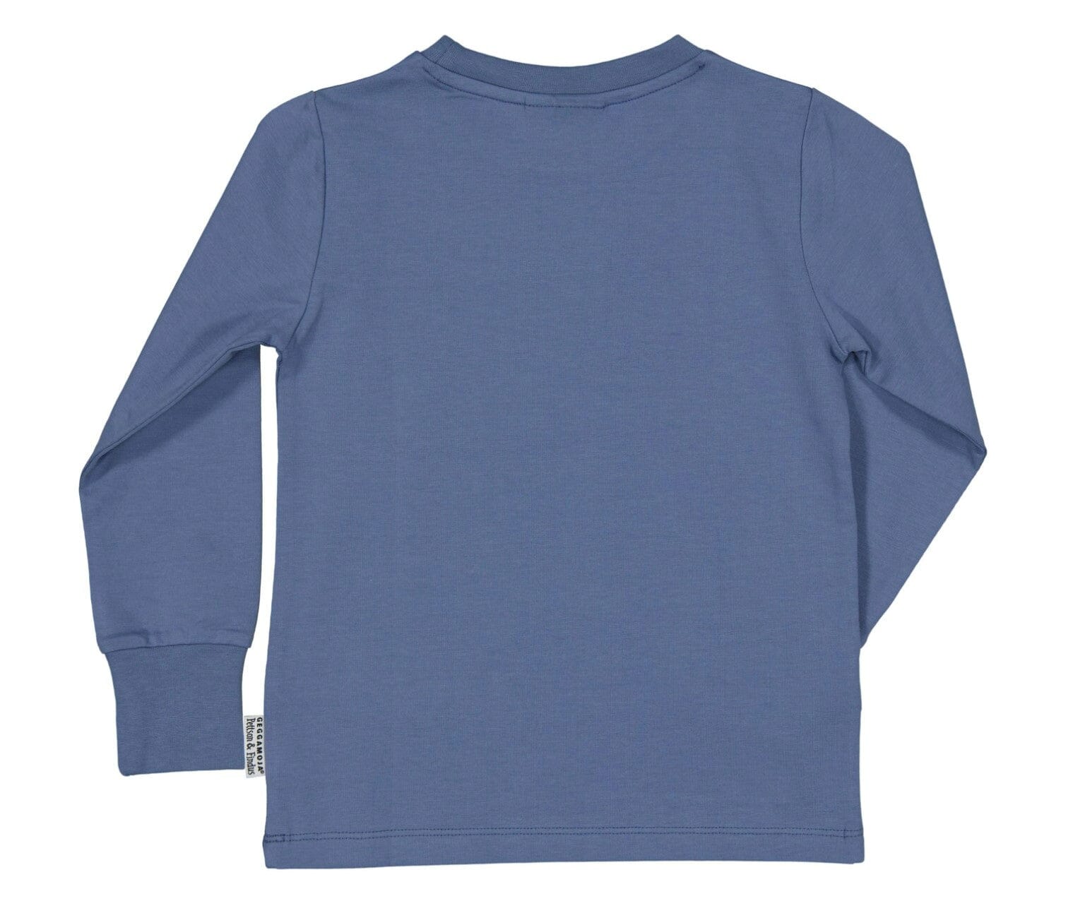 GEGGAMOJA – Pullover „Pettson & Findus“, Blau Langarmshirt Geggamoja 