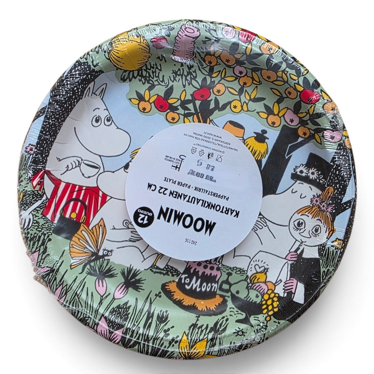 HAVI Moomin Party Pappteller 12er Set 22 cm © Moomin Characters Teller Havi 