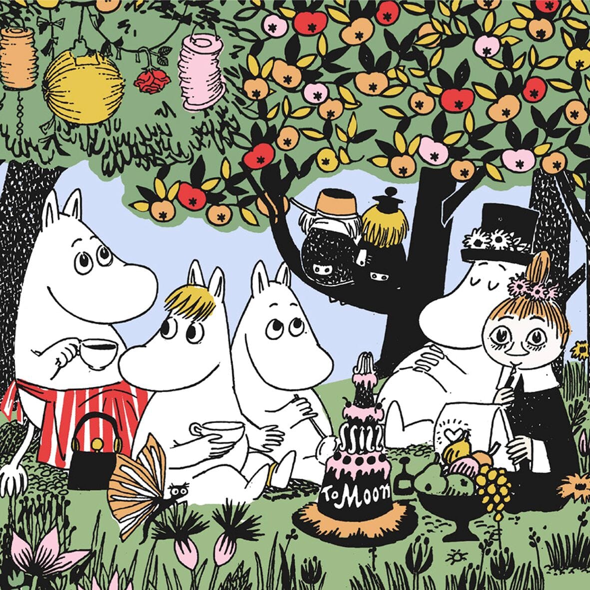 HAVI Moomin Servietten - Moomin-Party, 33cm Servietten Havi 