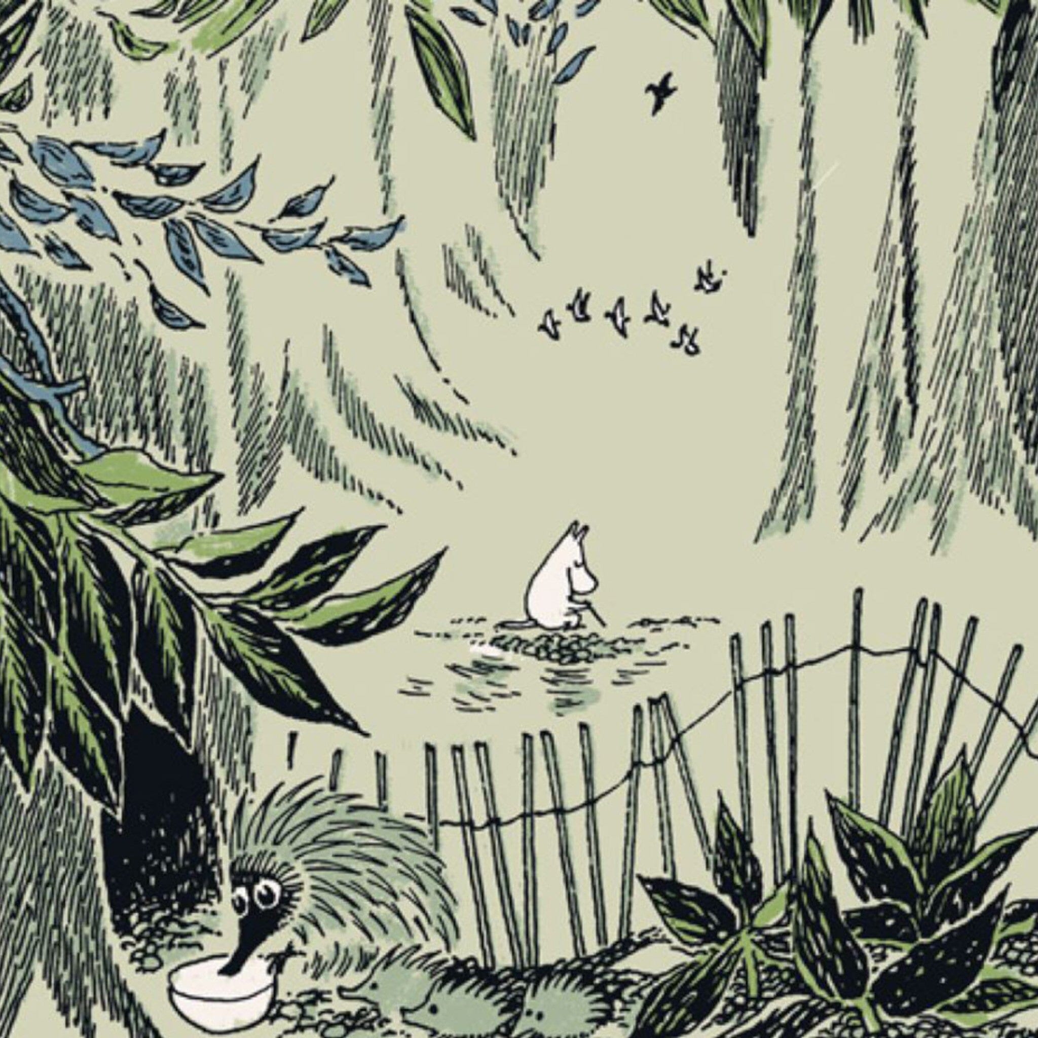 HAVI Moomin Servietten - Mumin am See grün - 24cm, 20stk Servietten Havi 